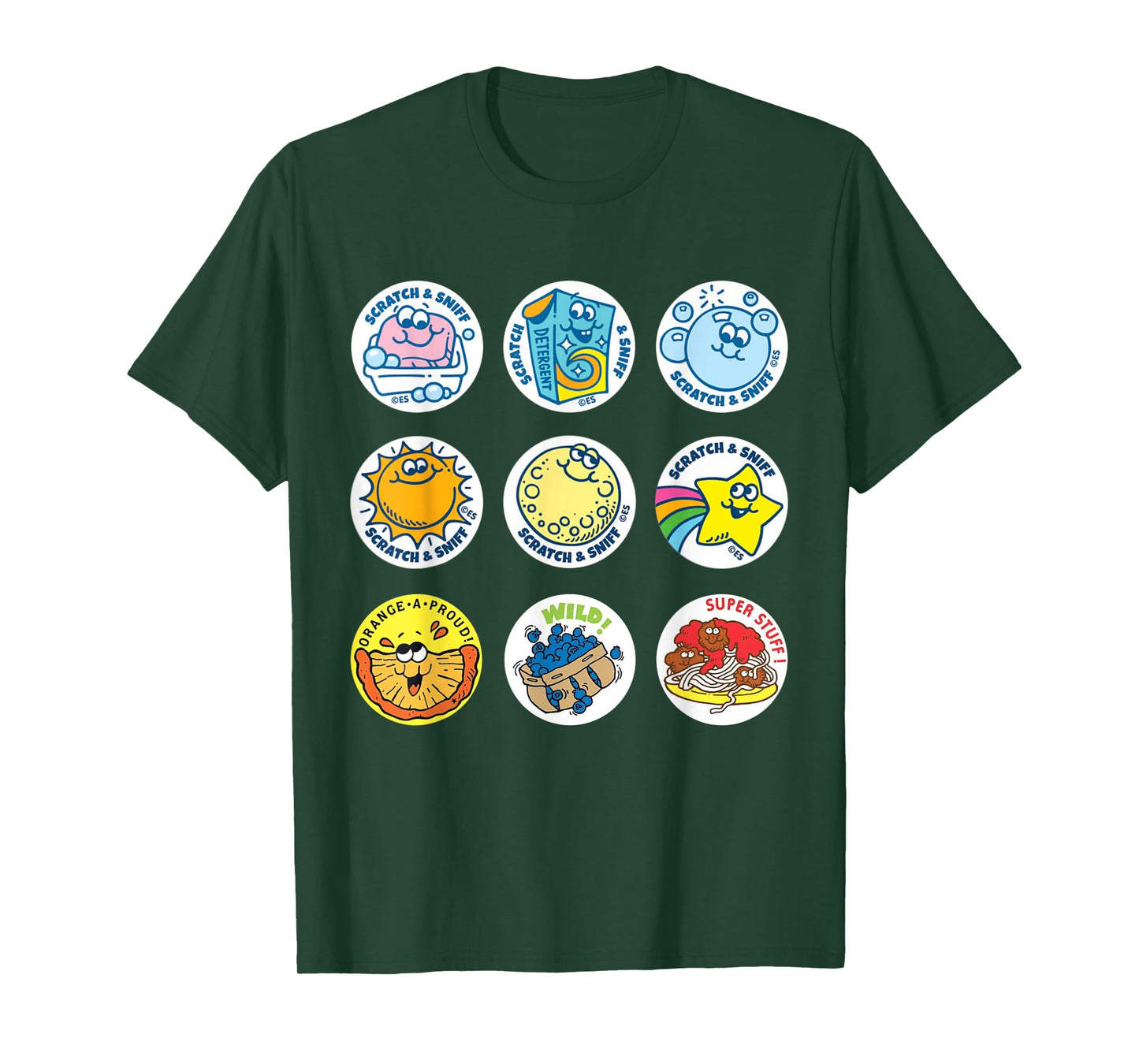 Scratch And Sniff Sticker Ice Cream, Scooper Dooper! Vintage Men Women Kids T-Shirt