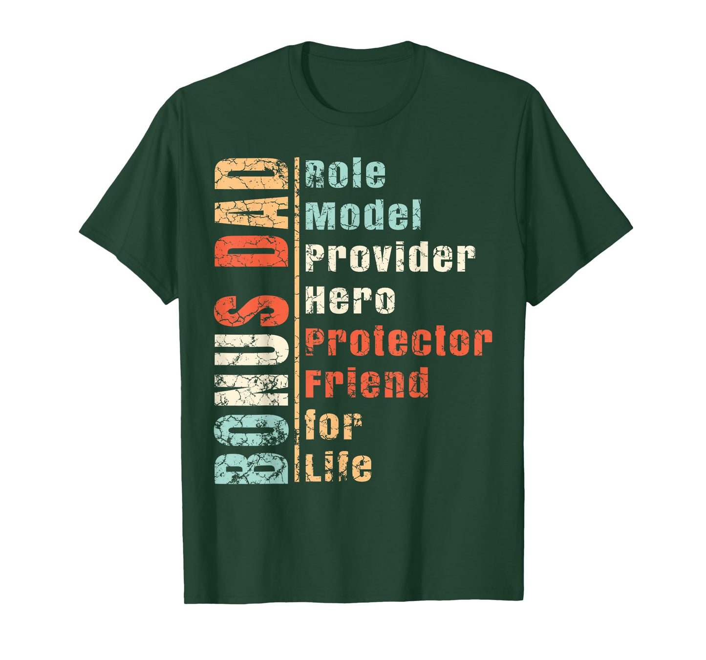 Step Dad Shirt Gift Best Bonus Dad Ever For Stepdad T-Shirt T-Shirt