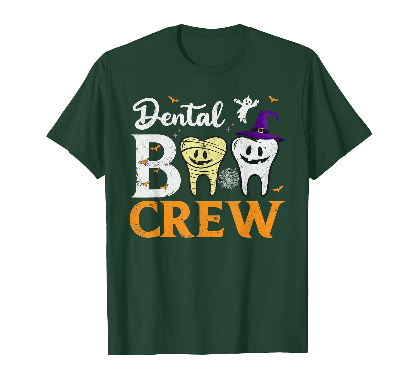 Dental Boo Crew Funny Teeth Halloween Dentist Men Women T-Shirt