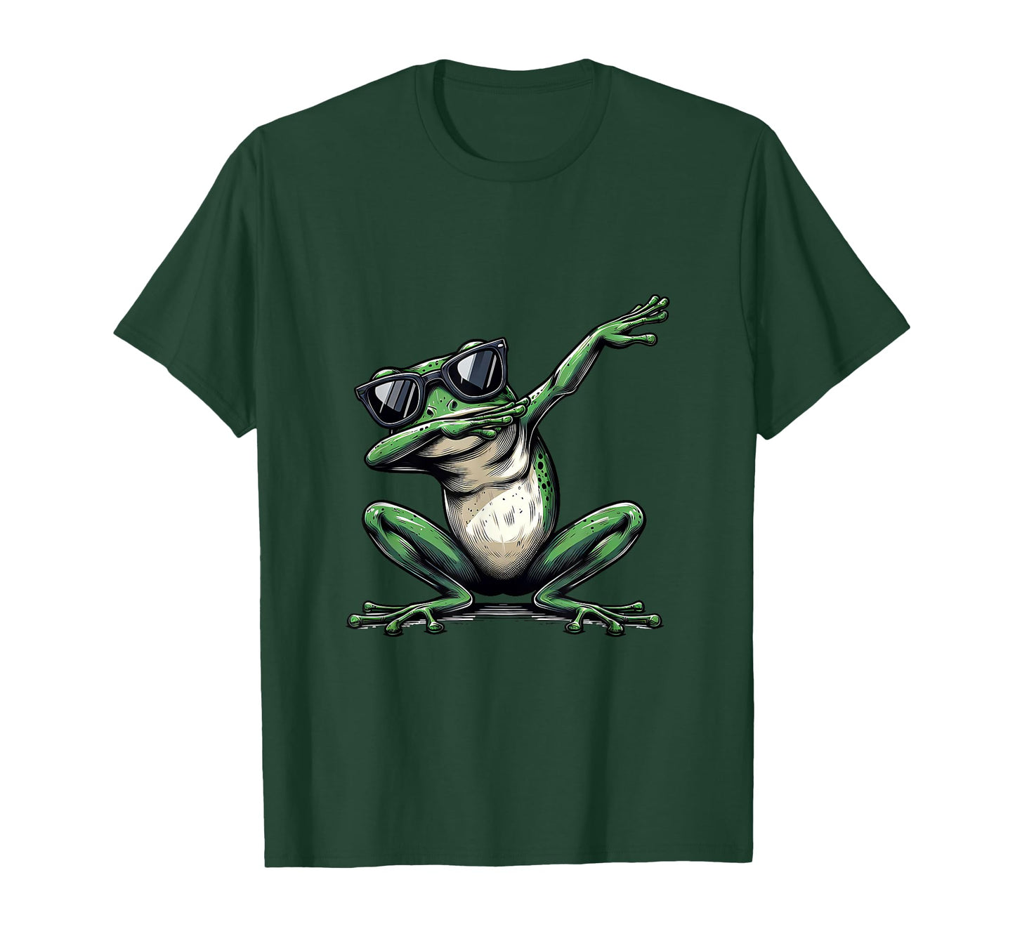 Dabbing Frog Funny Animal Dab Dance Boys Girls Kids Toddler T-Shirt