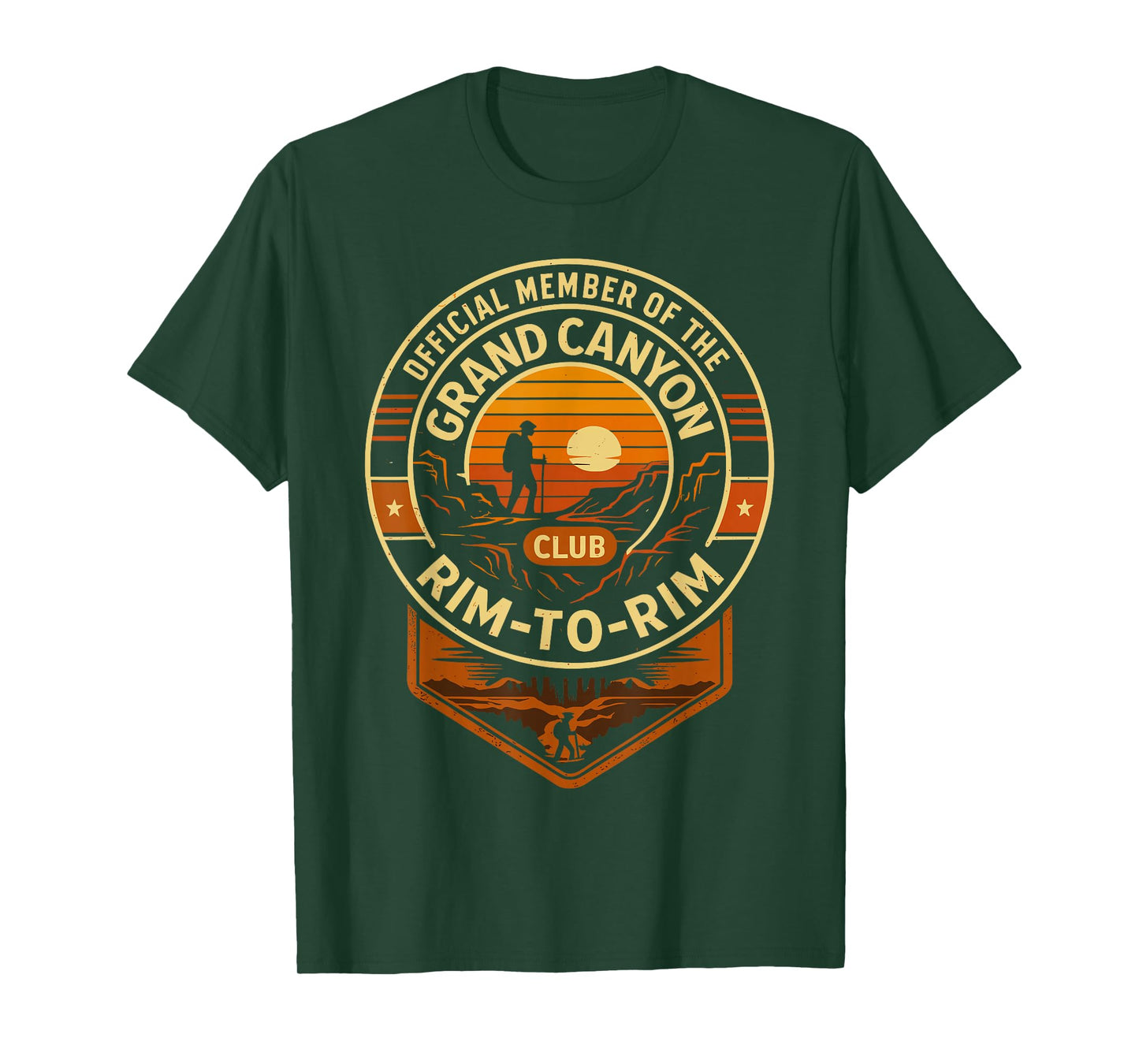 Official Member of The Grand Canyon Rim-to-Rim Club T-Shirt