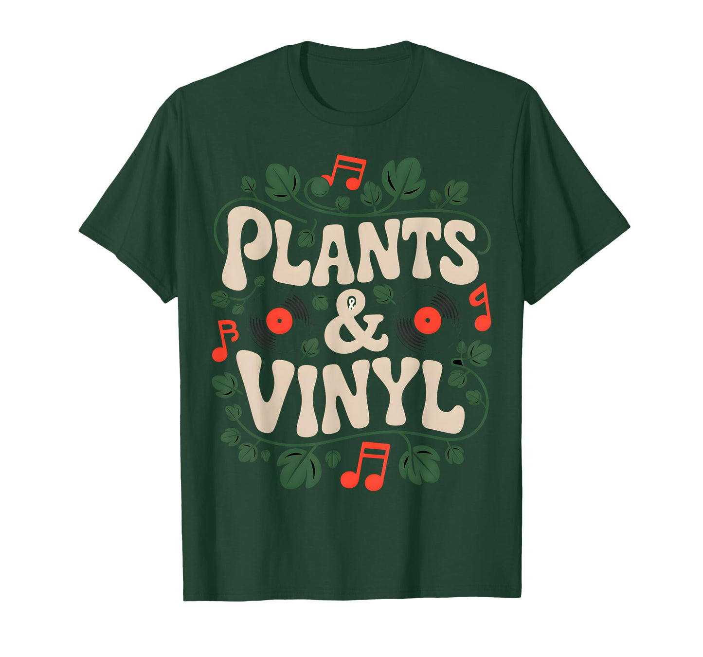 Plants Vinyl Music T-Shirt