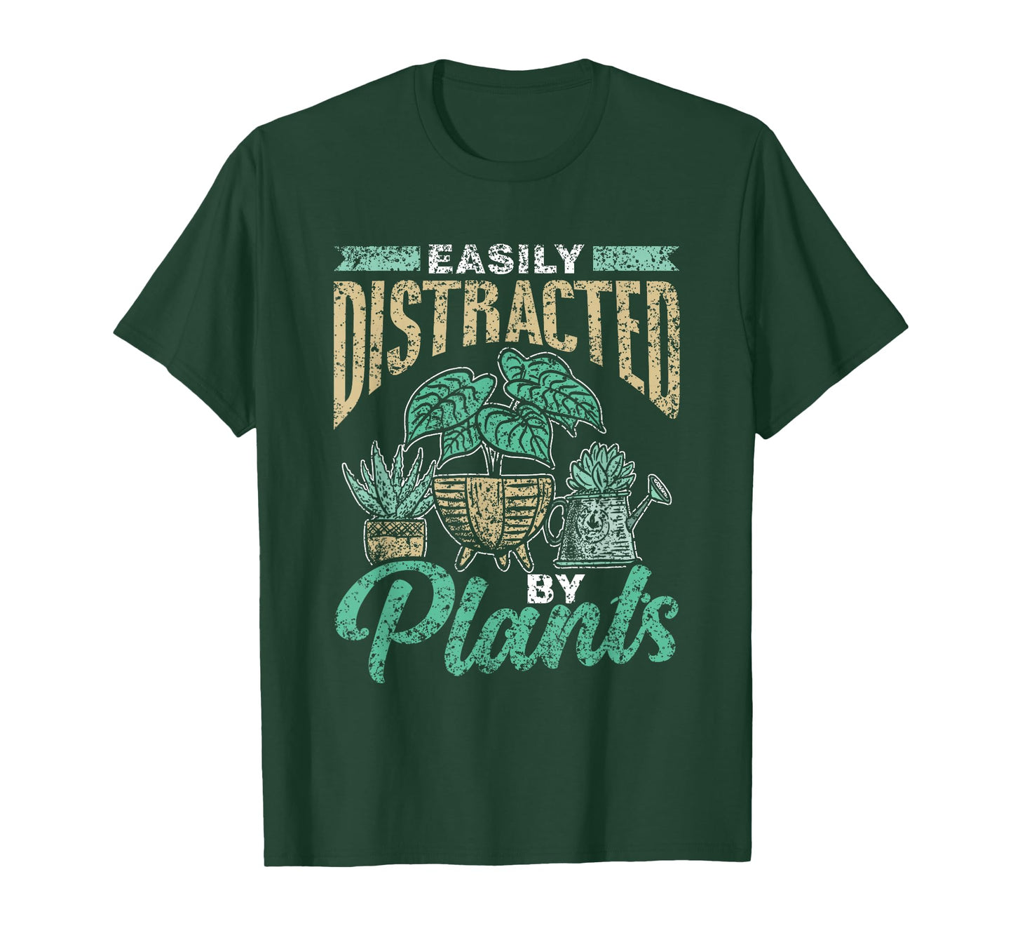 Easy to Distract by Plants Botanist Flowers Botanist T-Shirt