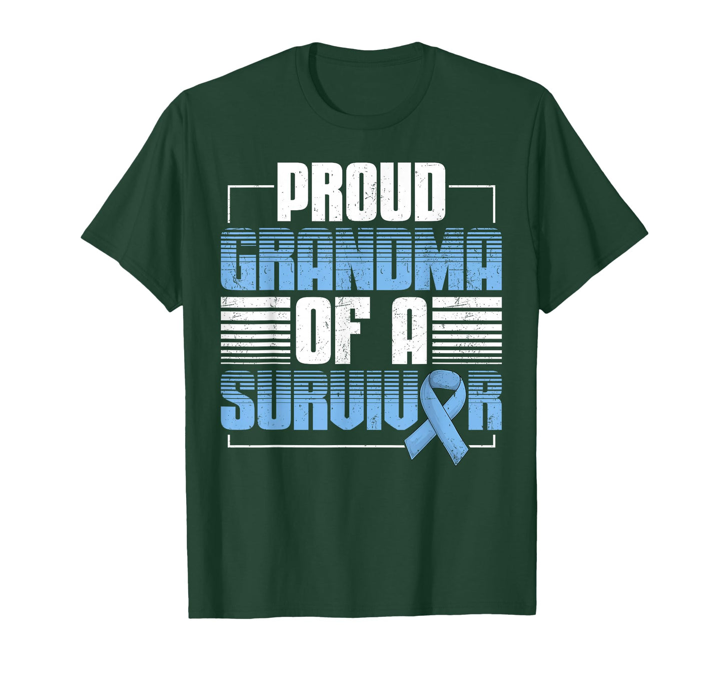 Proud Grandma Of A Survivor Prostate Cancer Awareness Month T-Shirt