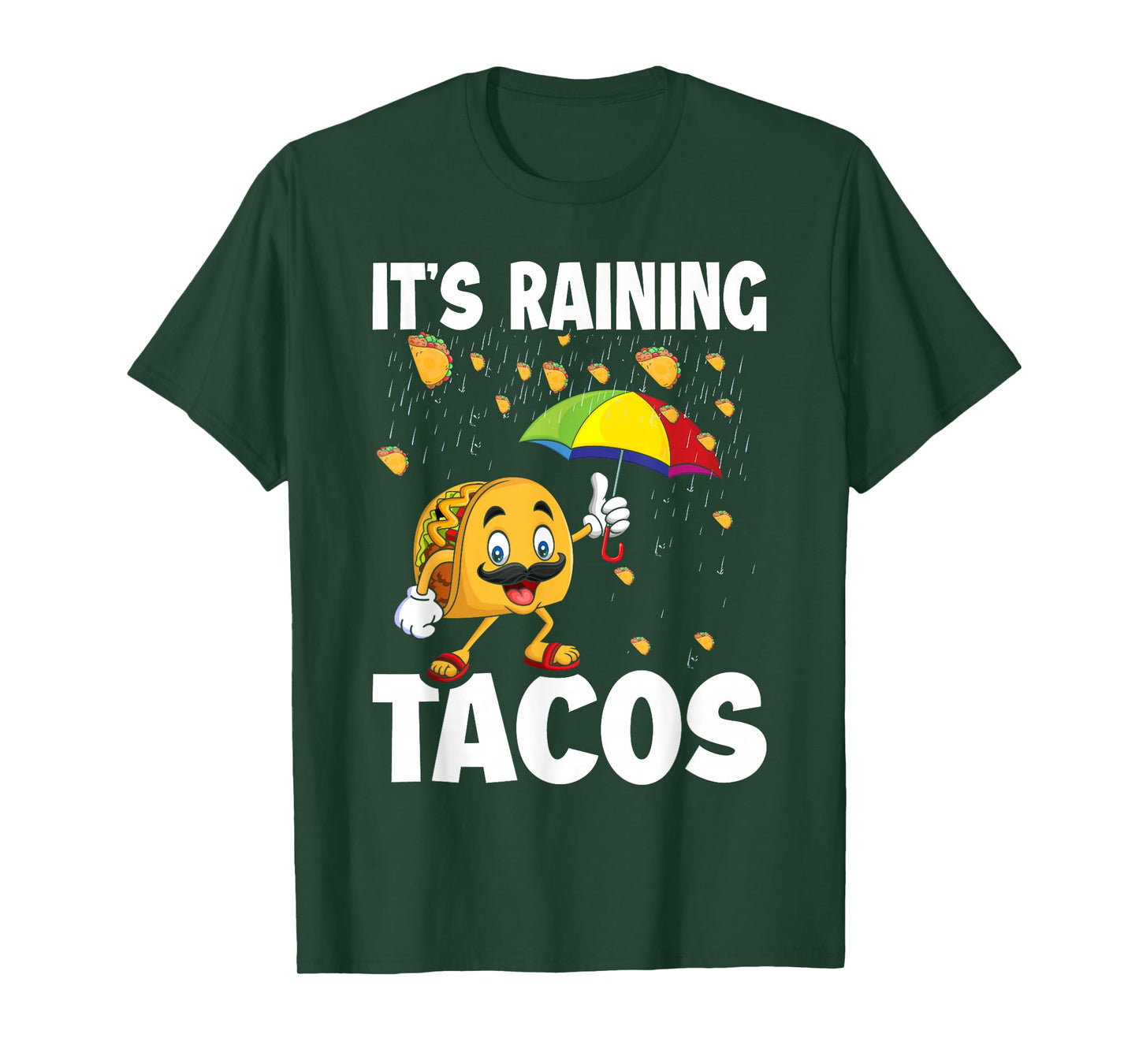 It is Raining Tacos Funny Taco Kids Girls Boys T-Shirt