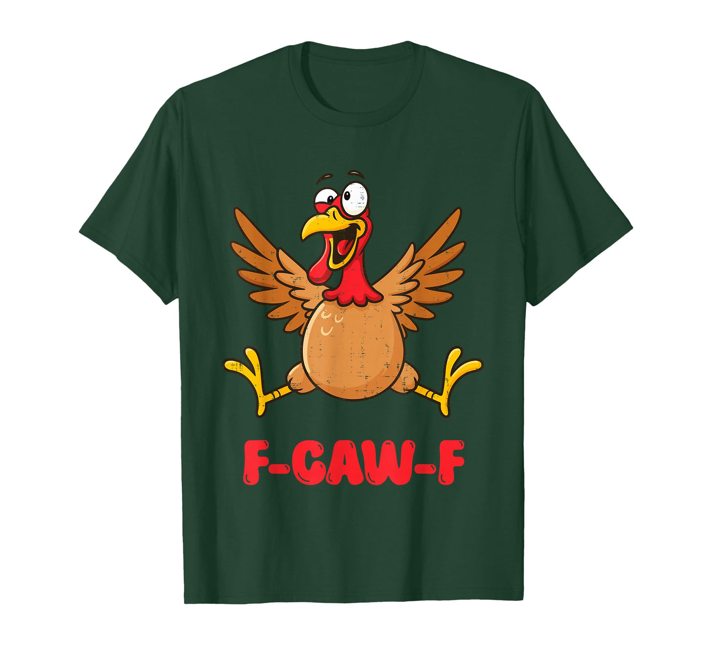 Funny Thanksgiving Turkey F Caw F Gobble Gobble Crow Bird T-Shirt