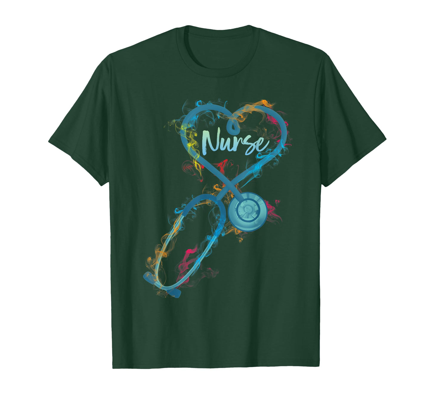 Nurse Stethoscope Heartbeat EKG Medical RN Gift T-Shirt