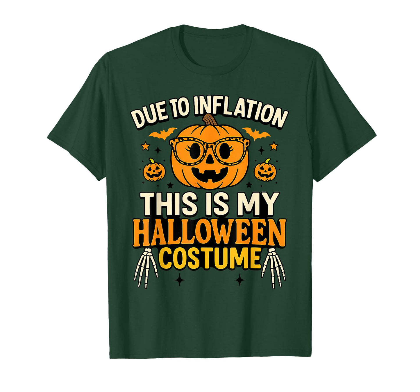 Pumpkin Funny Halloween Costume T-Shirt