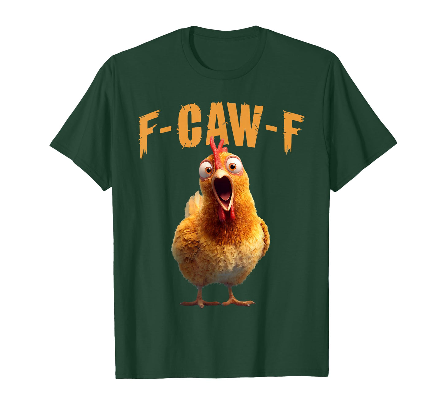 Funny F-Caw-F Chicken FCAWF Rooster Halloween Bird Crow T-Shirt