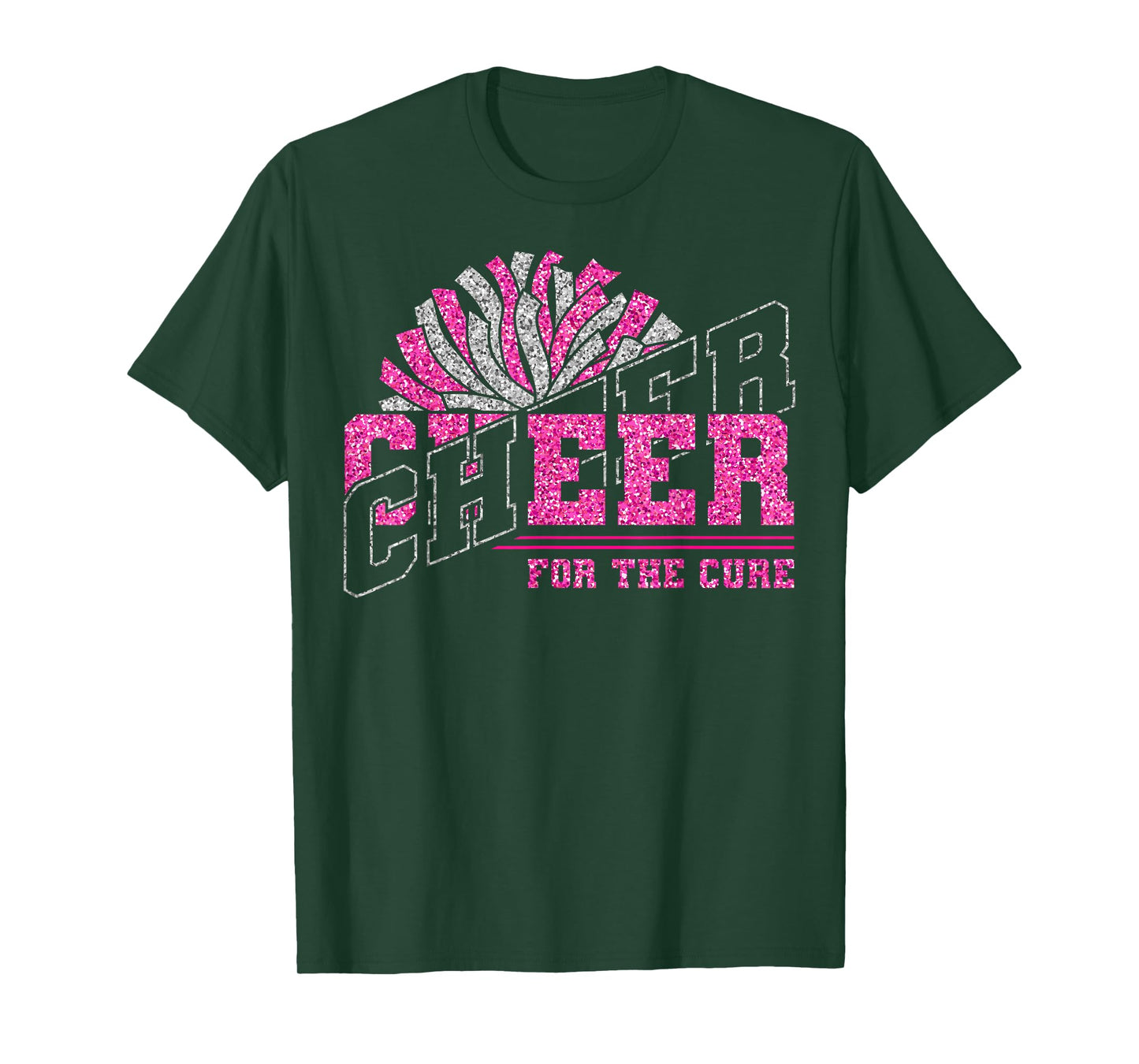 Cheer for The Cure Breast Cancer Awareness Cheer Mom Mama T-Shirt