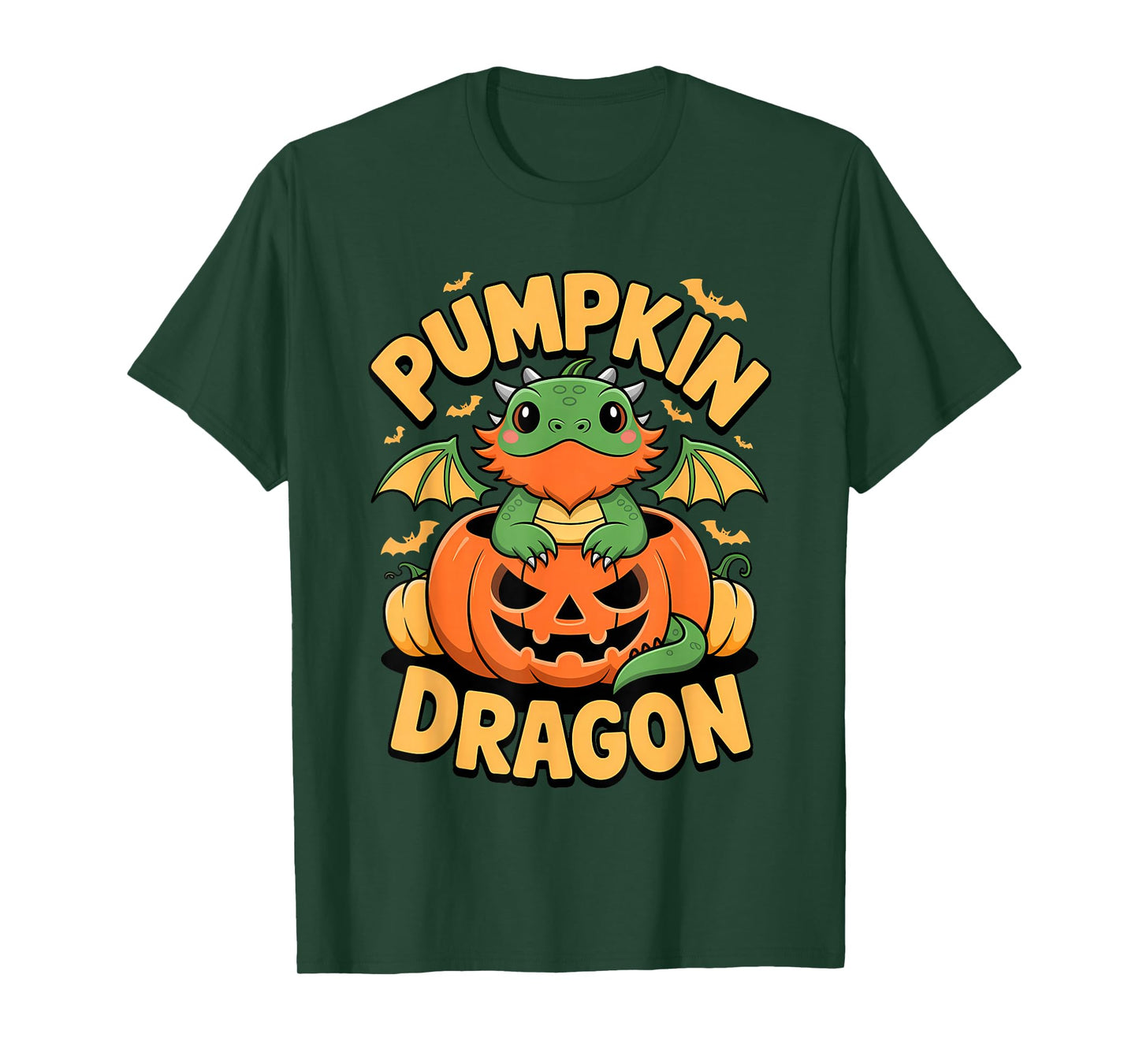 Pumpkin Patch Dragon Bearded Dragons Halloween T-Shirt