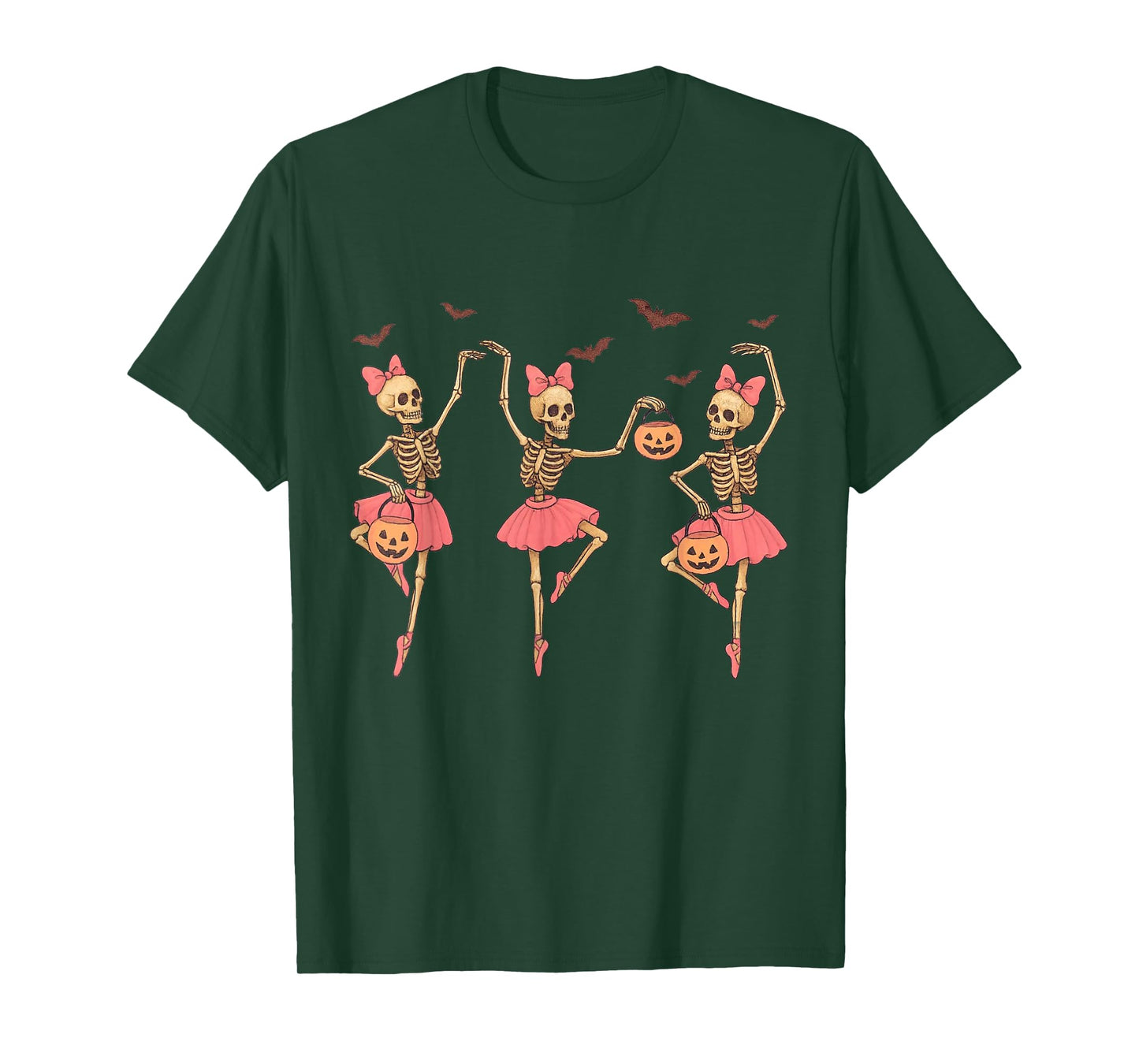 Skeleton Dancing Ballet Skeleton Ballerina Coquette Girly T-Shirt