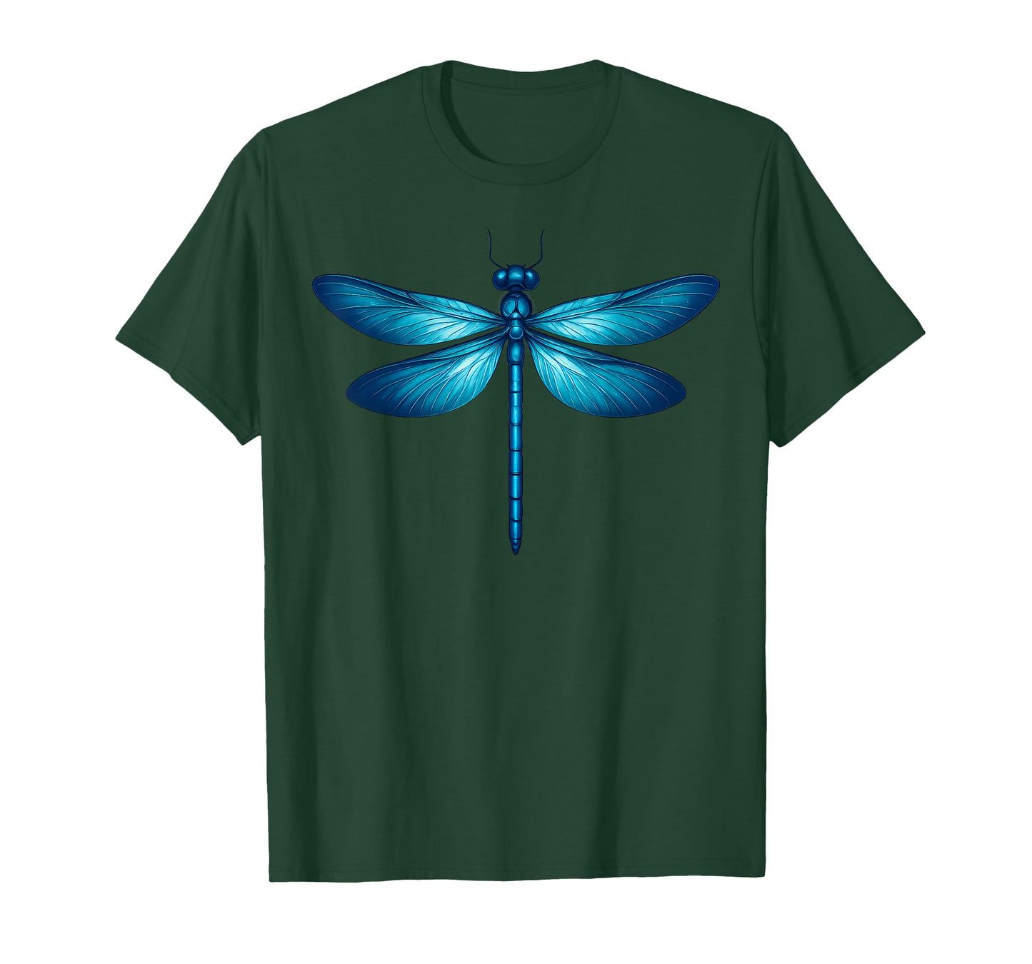 Blue Dragonfly Insect Wildlife Nature Bug Lover Entomologist T-Shirt