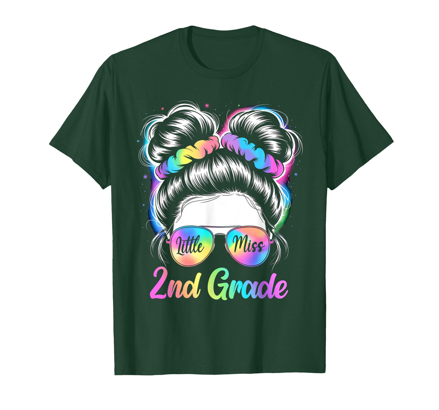 Little Miss 2nd Grade Girls Back to School Team Second Grade T-Shirt