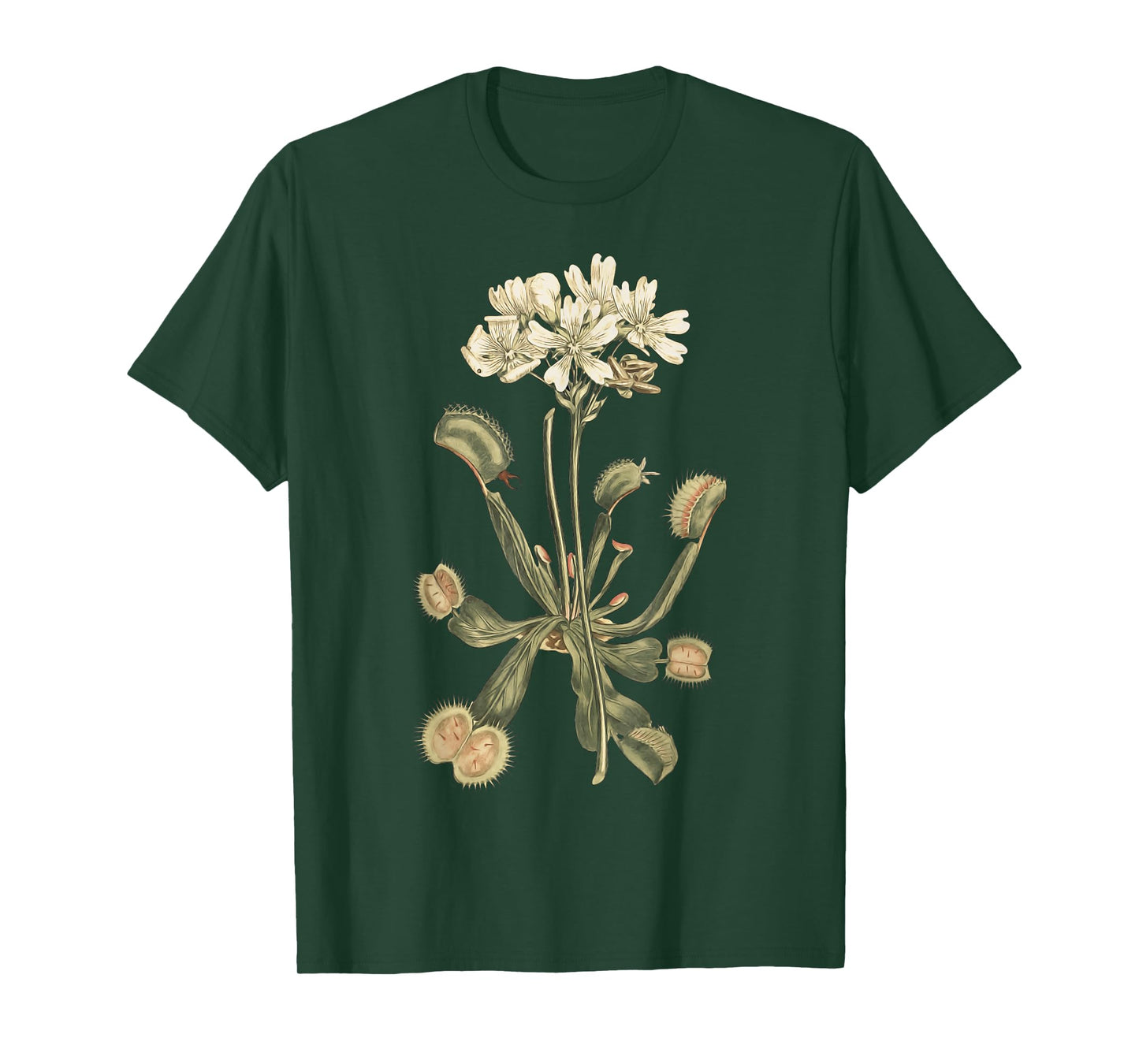 Carnivorous Plants Venus Fly Trap Carnivore Flower T-Shirt