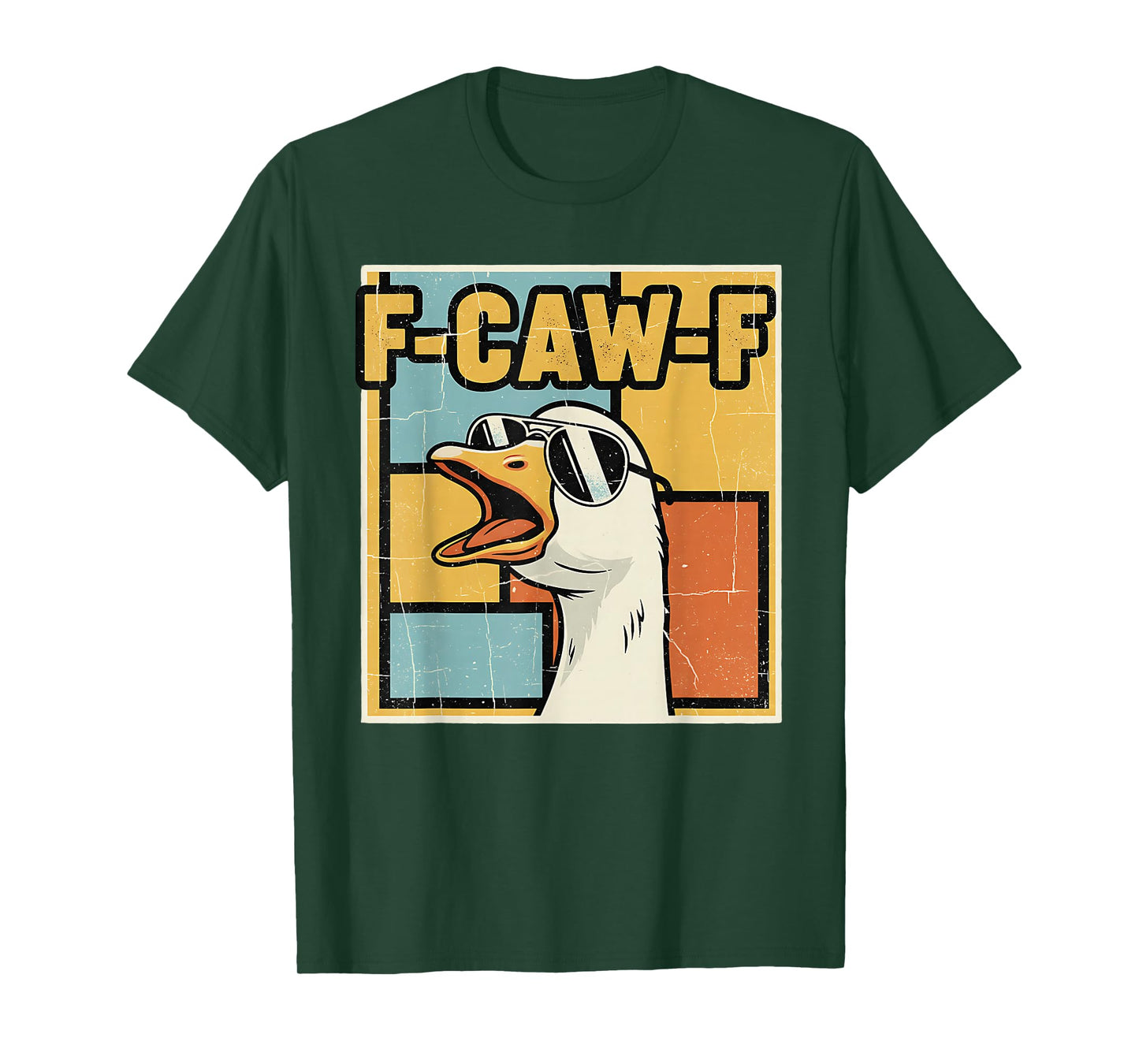 F-caw-F Goose Silly Funny Meme Graphic Fcawf T-Shirt