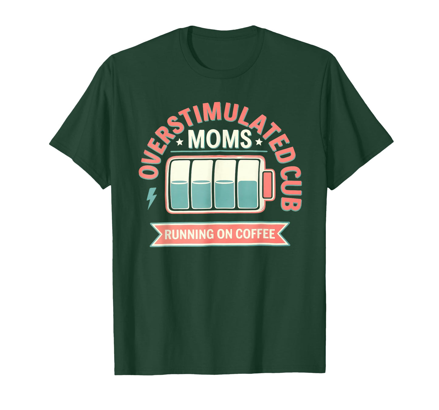 Overstimulated Moms Club Tshirt Mom Depression Mental Health T-Shirt