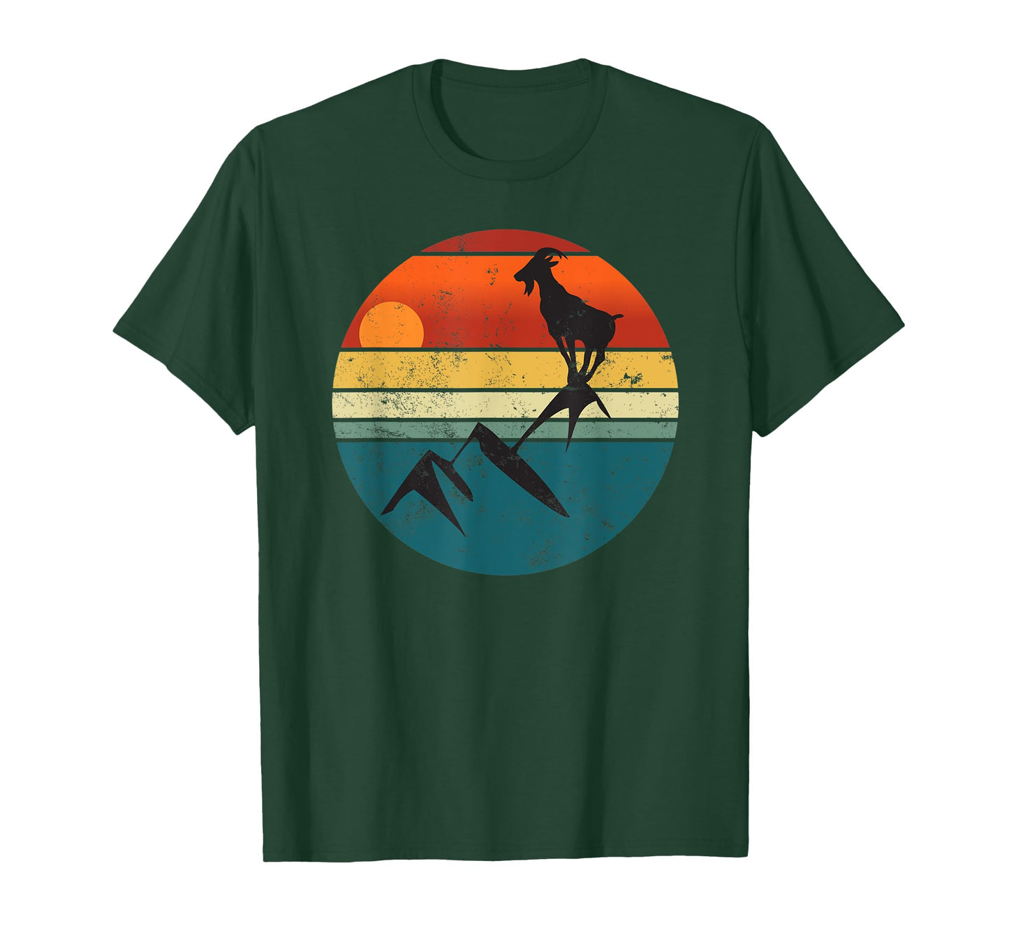 Funny Retro Vintage Goat Lovers Camp Lovers for Men Women T-Shirt
