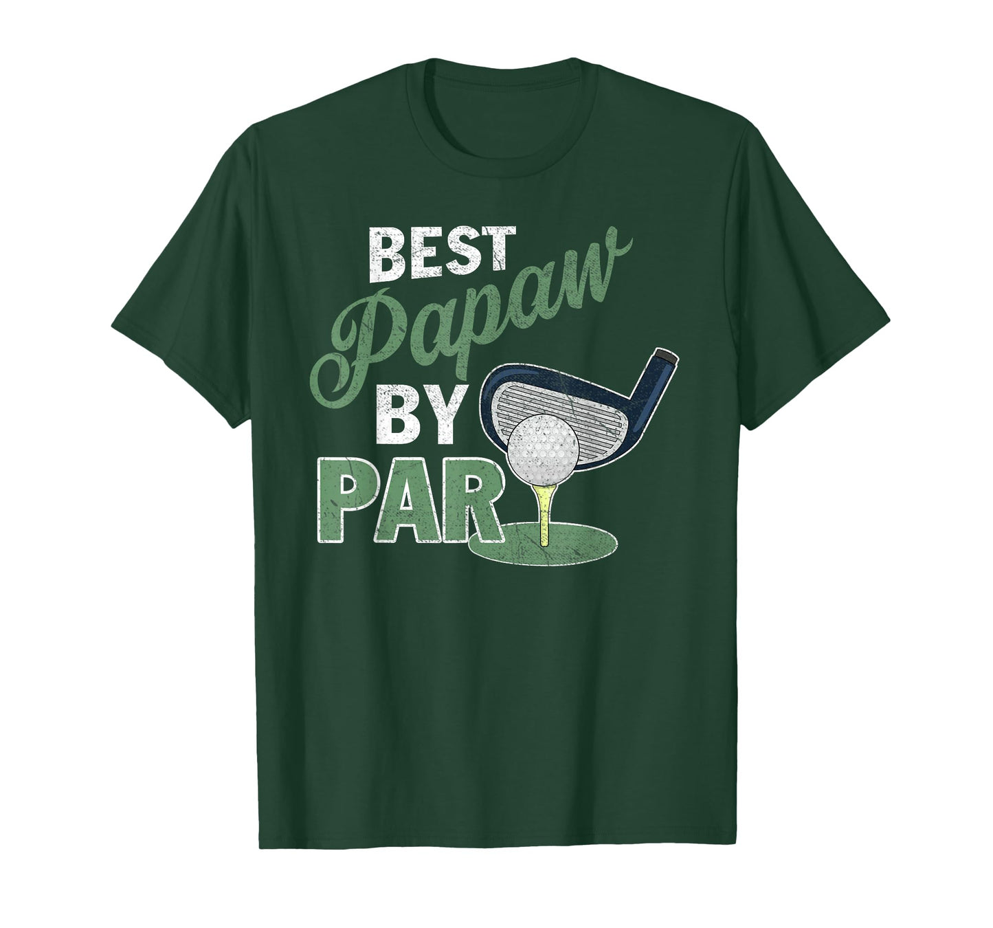 Best Papaw By Par T-Shirt Fathers Day Golf Sports T-Shirt