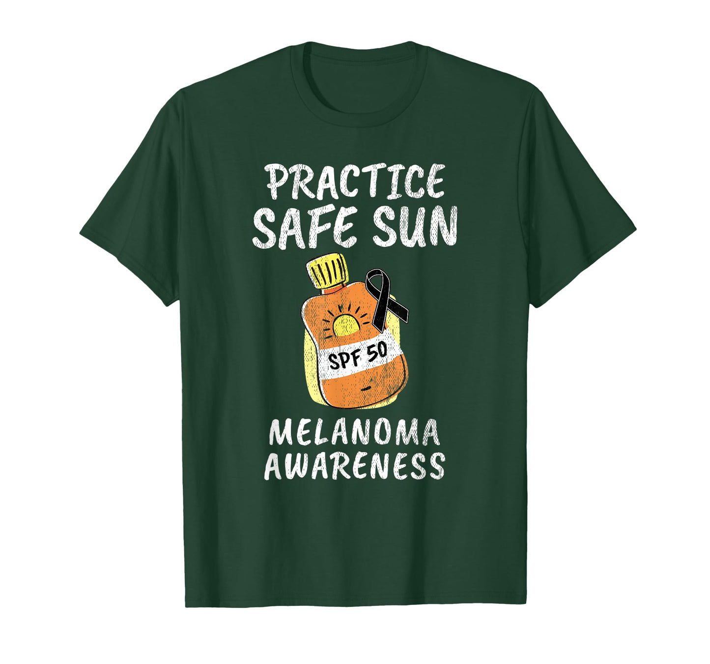 Practice Safe Sun Melanoma Cancer Awareness T-Shirt