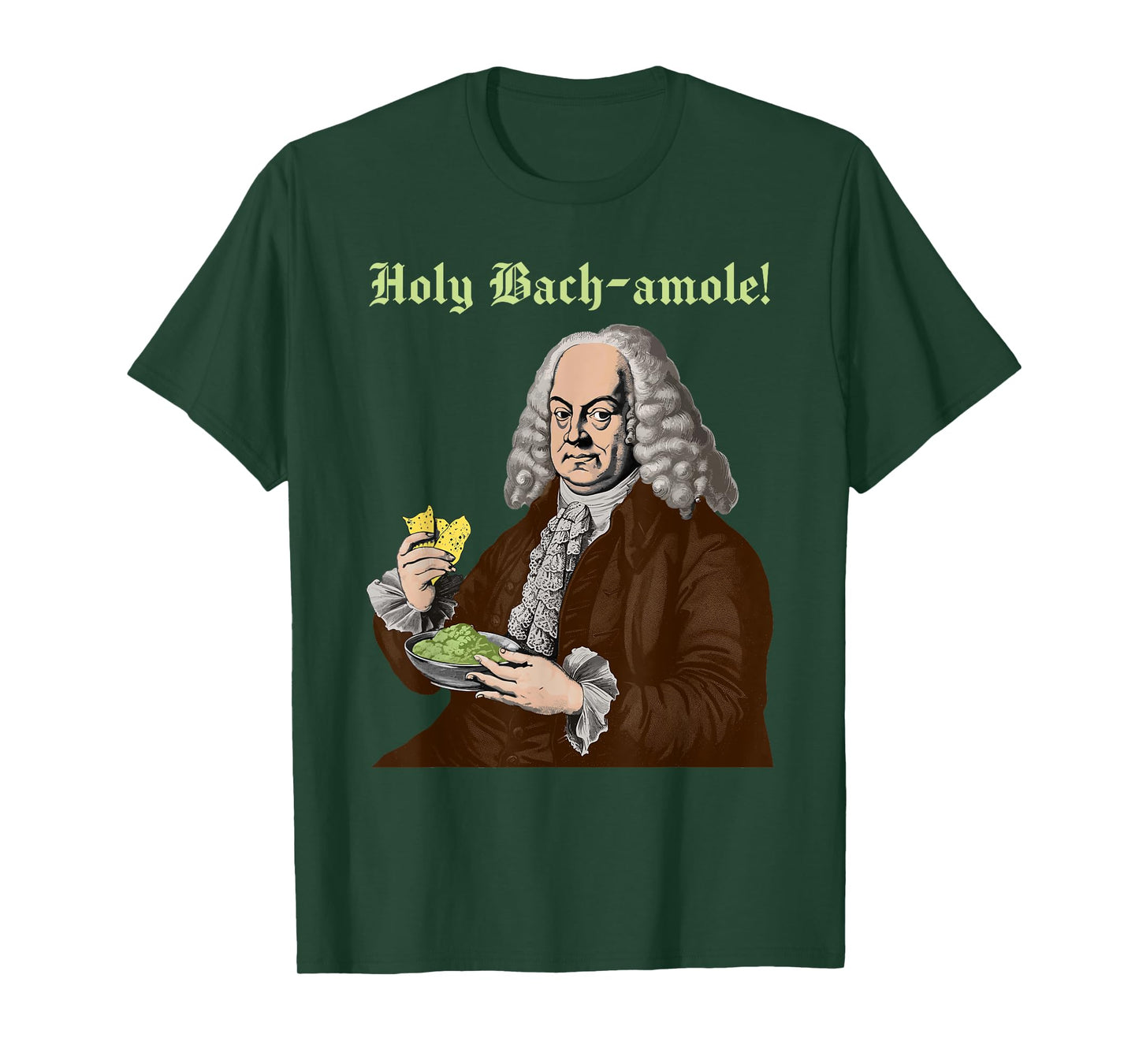 Holy Bach-amole! J.S. Bach Funny Baroque Musician Composer T-Shirt