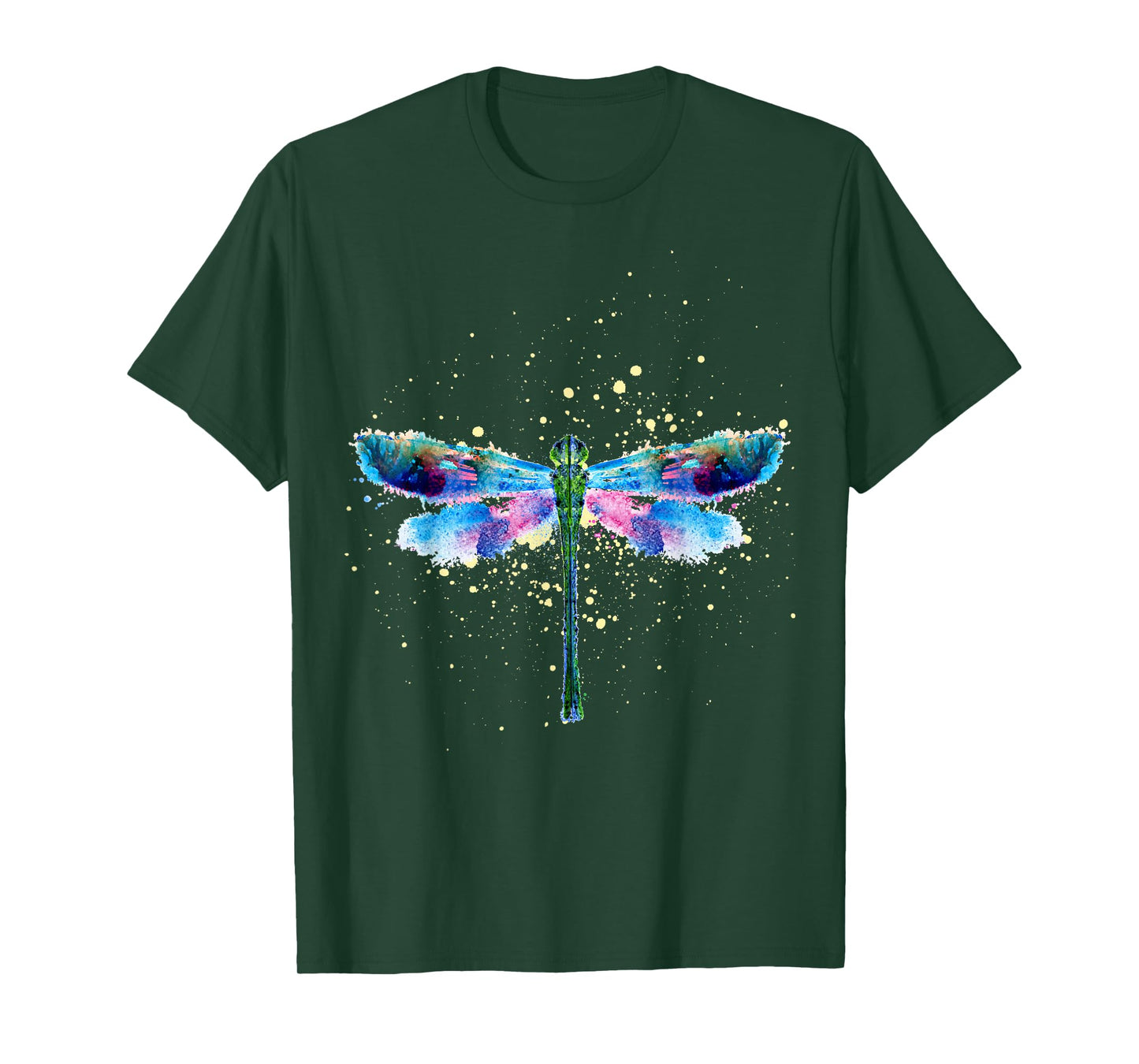 Beautiful Nature Colorful Graphic Pattern Dragonfly T-Shirt