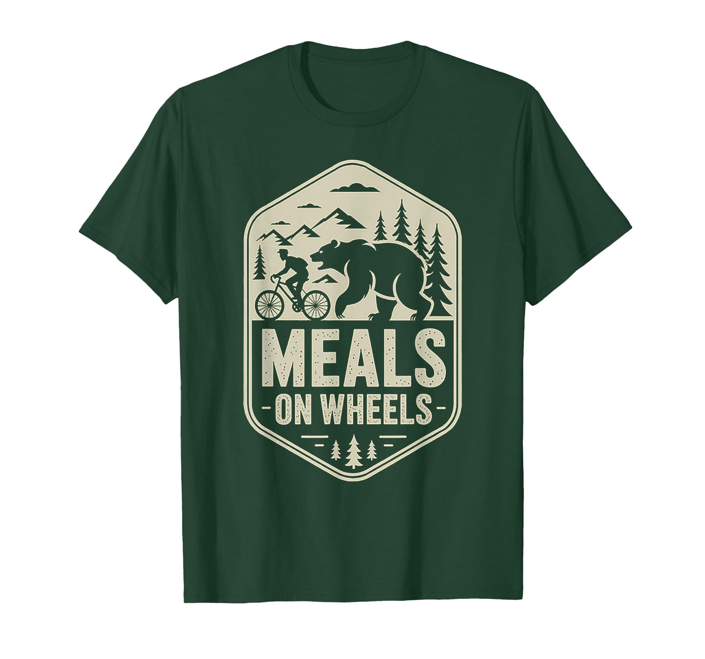 Meals On Wheels Funny Beer Biker T-Shirt