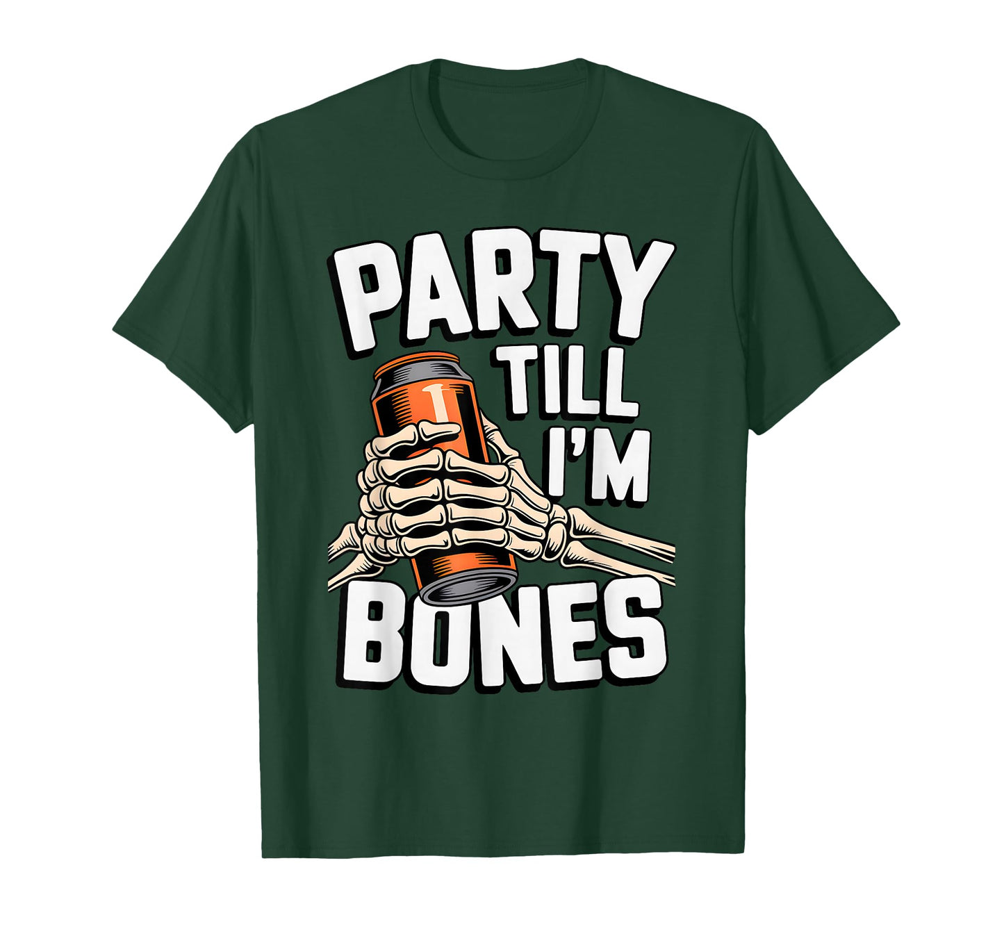 Funny Halloween Costume Tee Spooky Skeleton Dark Humor T-Shirt