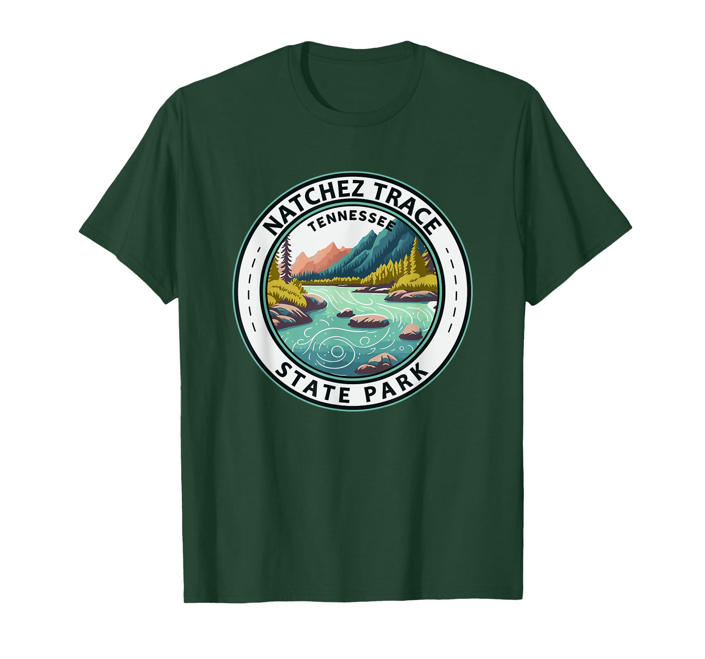 Natchez Trace State Park Tennessee Badge Vintage T-Shirt