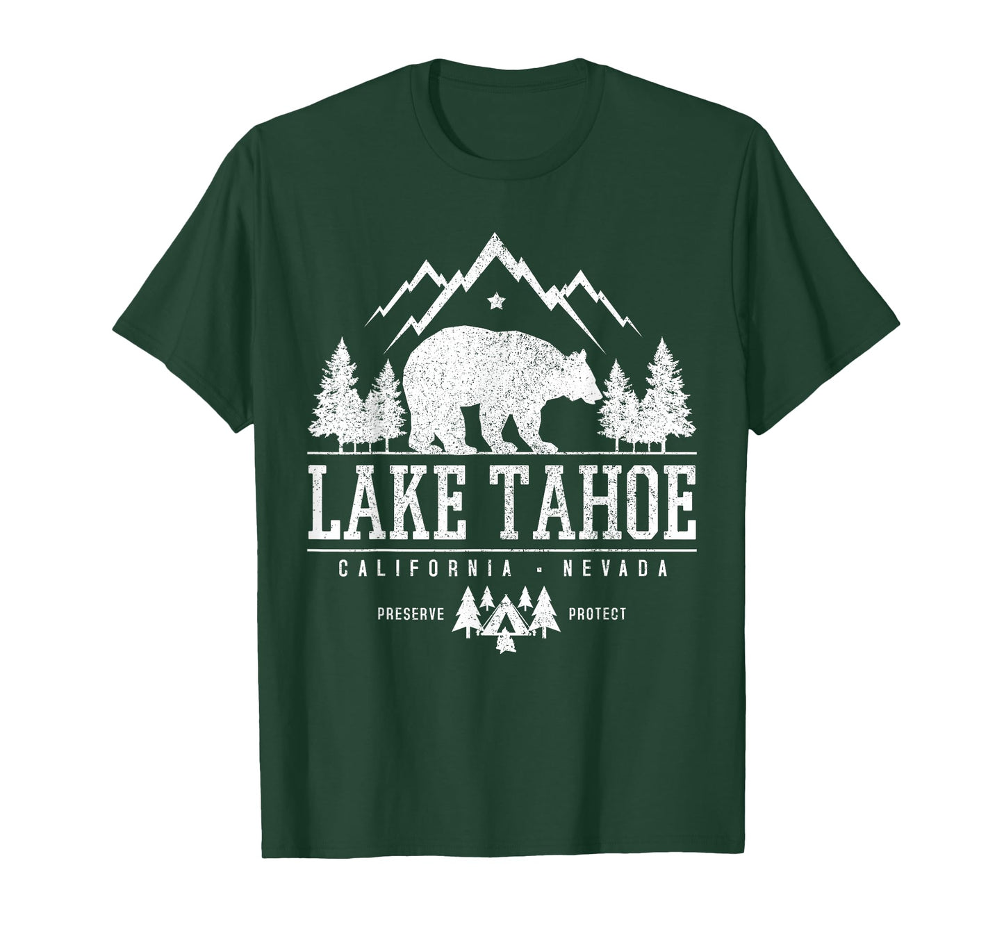 Lake Tahoe California - Bear Mountains Nature Camping Gift T-Shirt