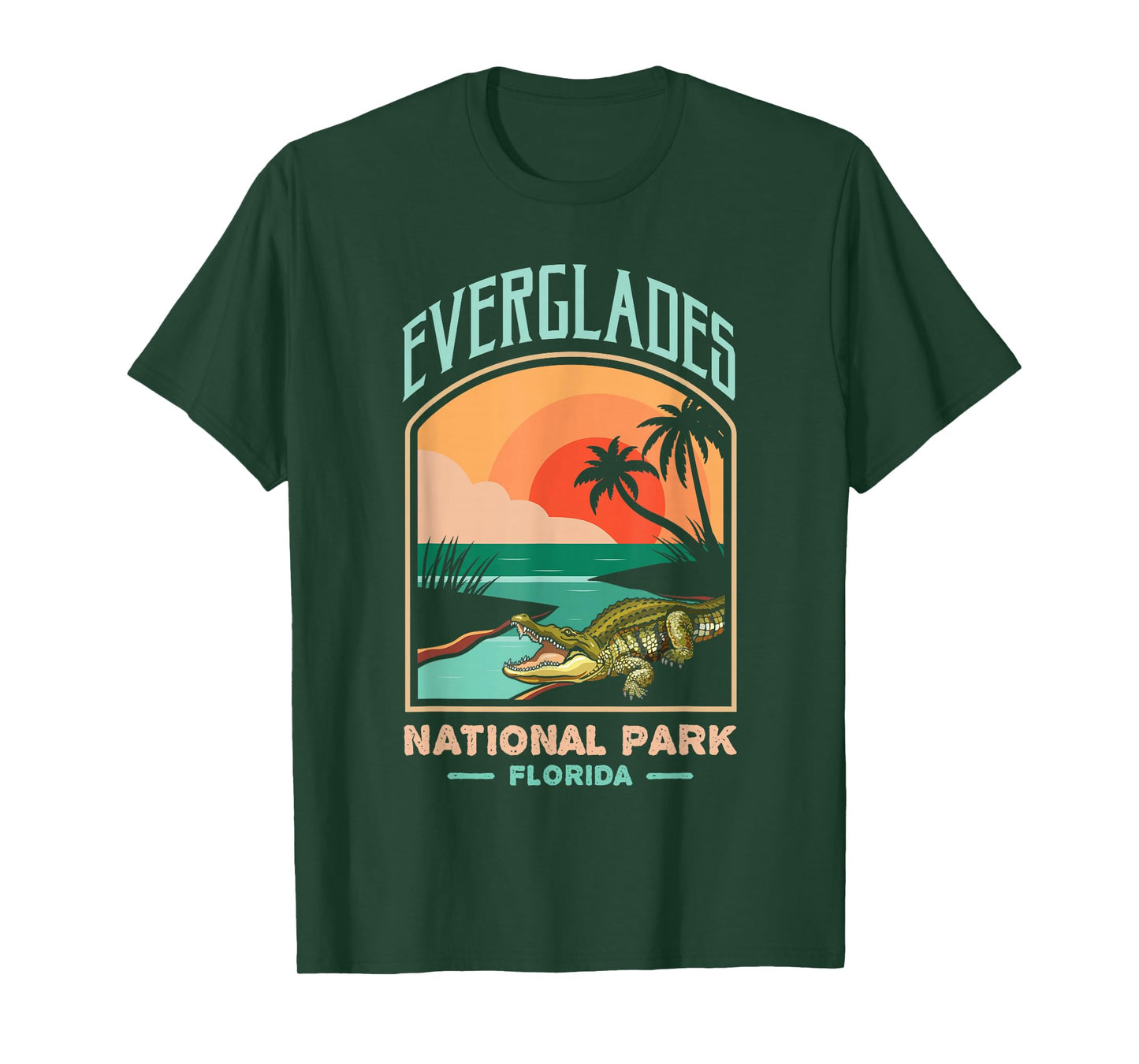 Everglades National Park US Crocodile Florida Alligators T-Shirt