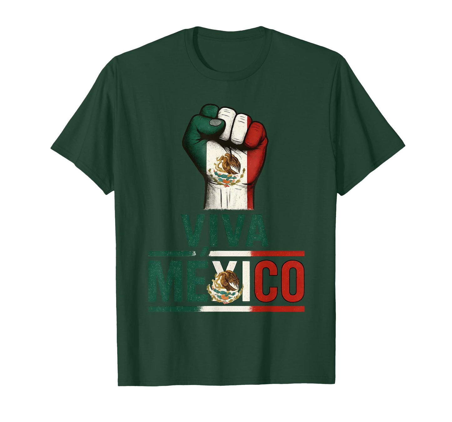 Viva Mexico Raised Clenched Fist T-Shirt
