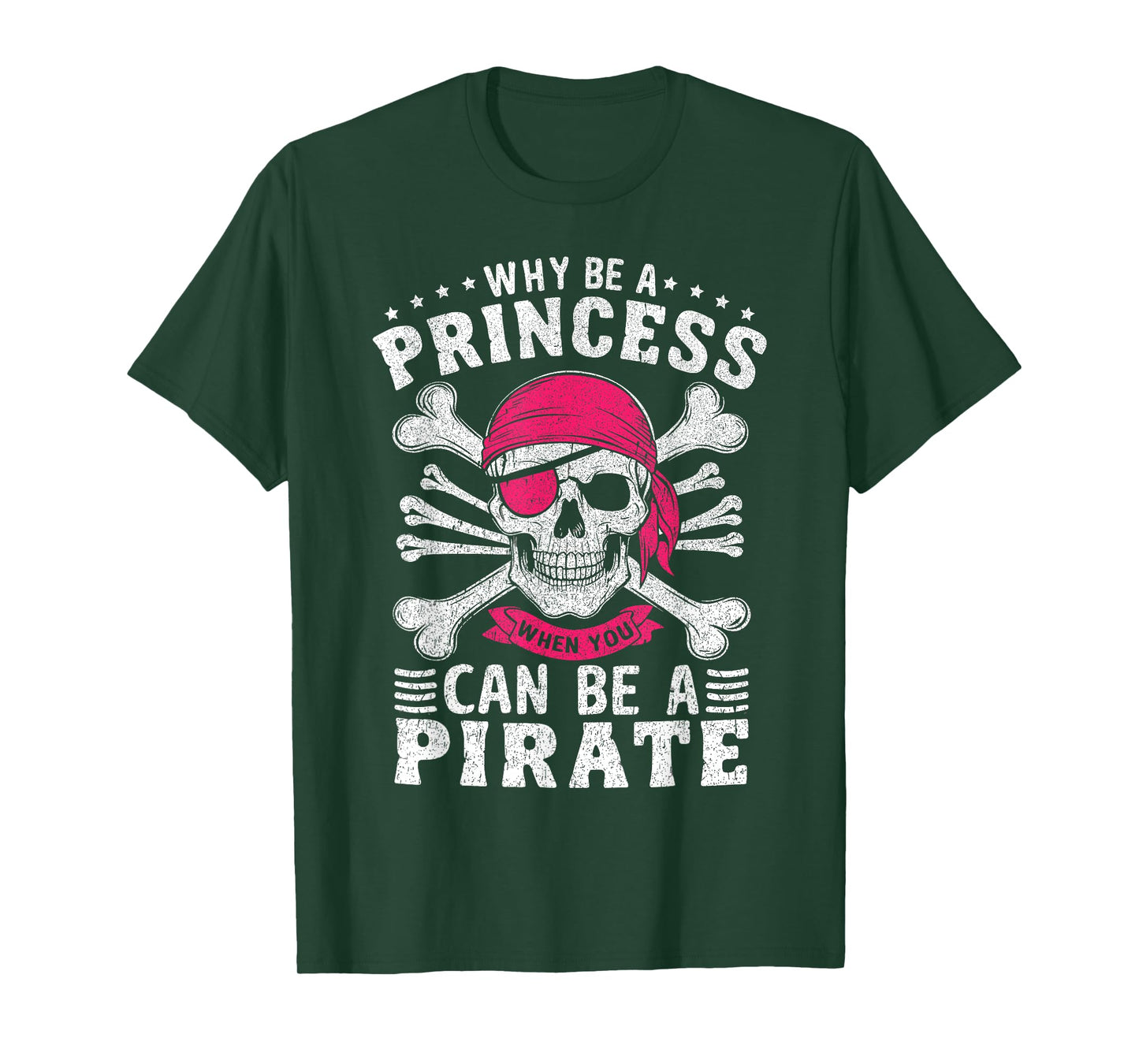 Funny Pirate Costume Princess For Women Girls Kids Pirate T-Shirt