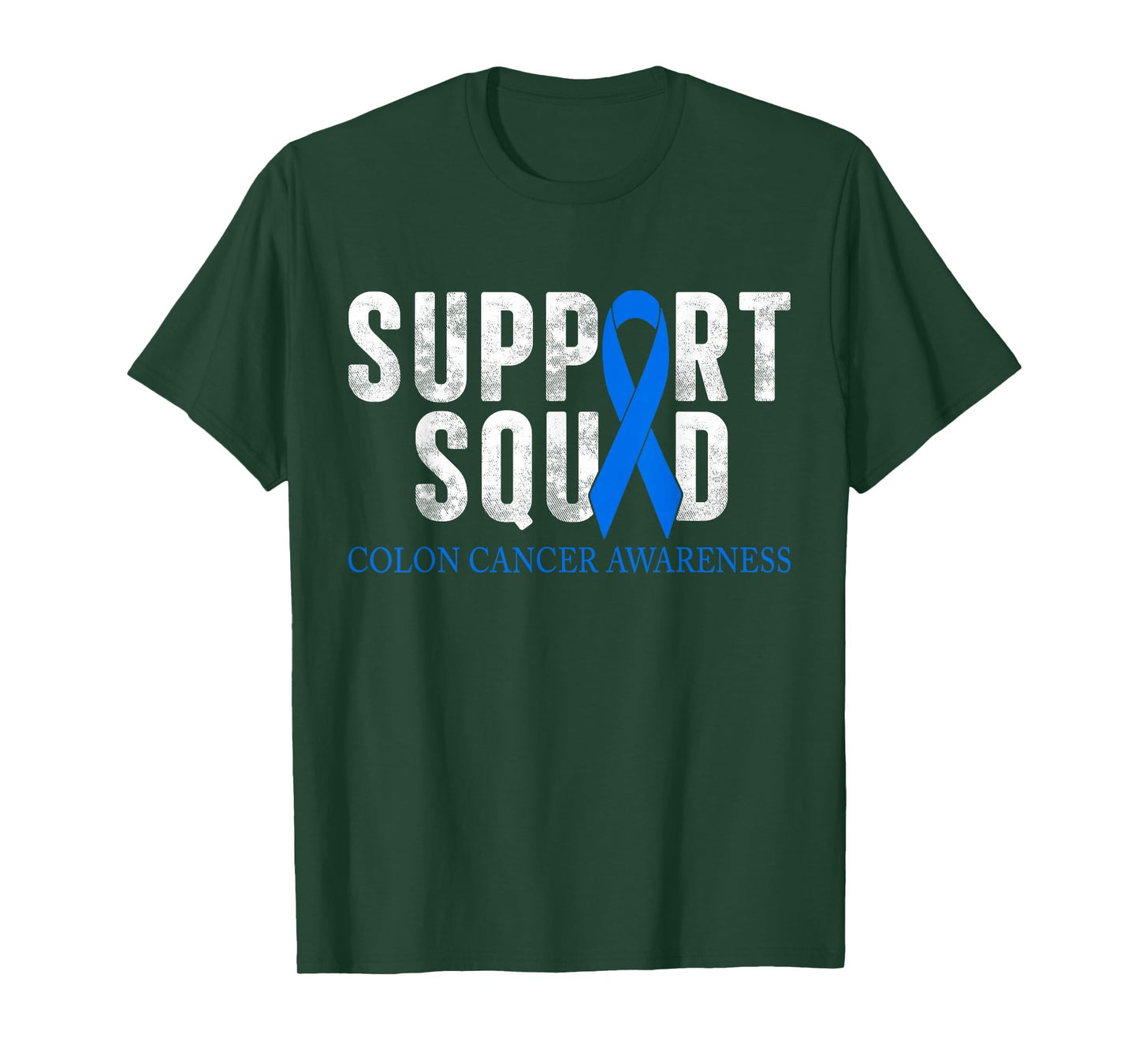 Colon Cancer Shirt Colon Cancer Awareness Support Squad T-Shirt
