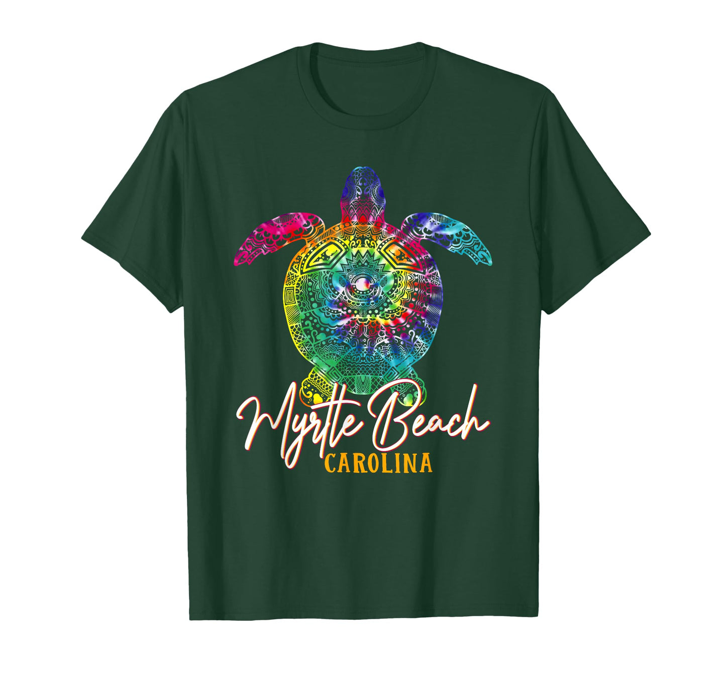 Myrtle Beach Tie Dye Sea Turtle Carolina Family Vacation T-Shirt