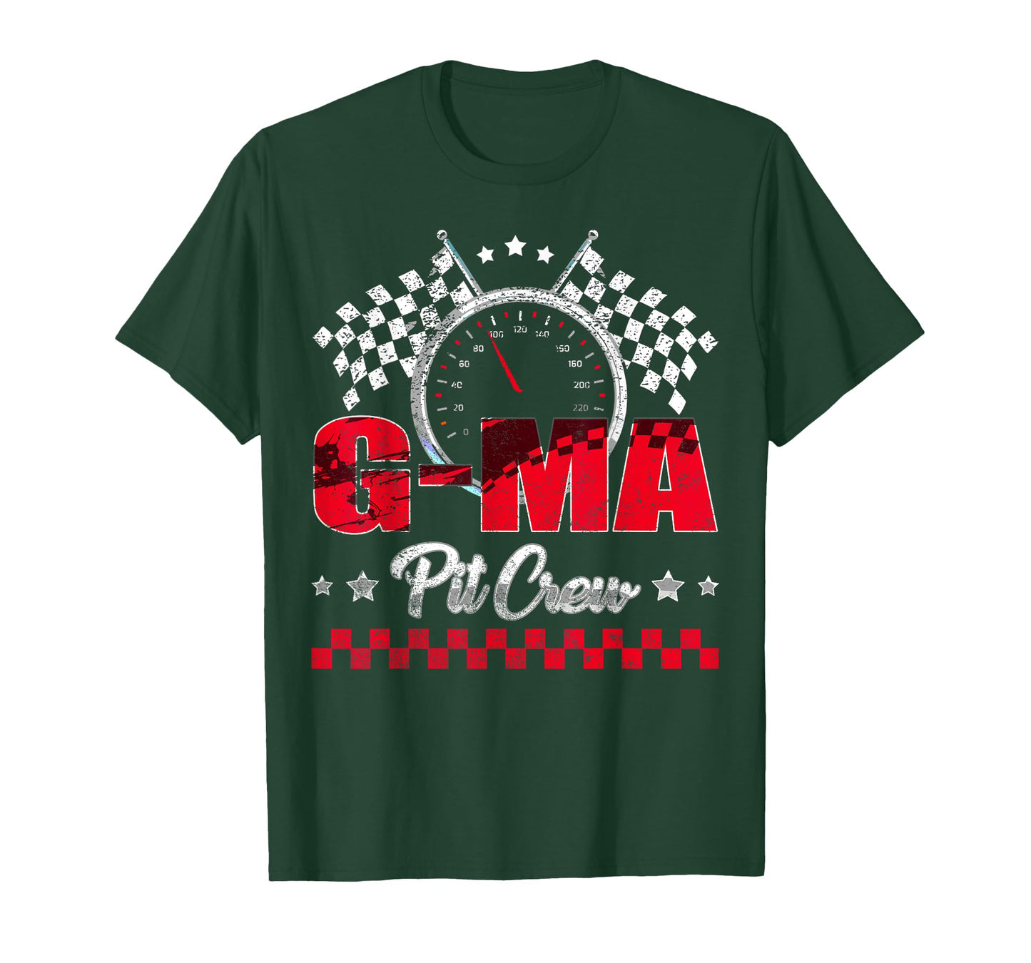 Race Car Birthday Party Racing Family G-Ma Pit Crew T-Shirt