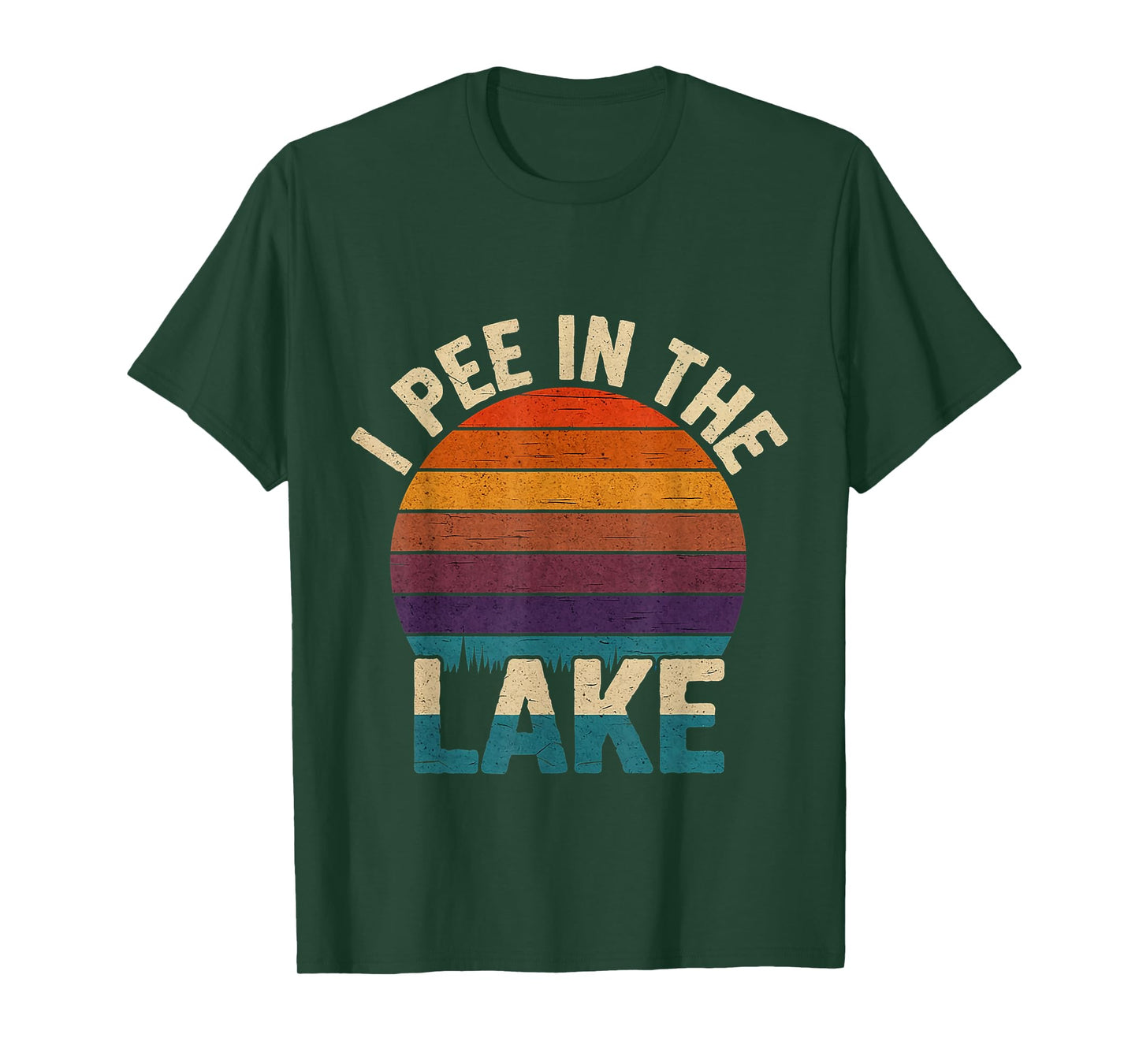 I Pee In The Lake Summer Humor |----- T-Shirt