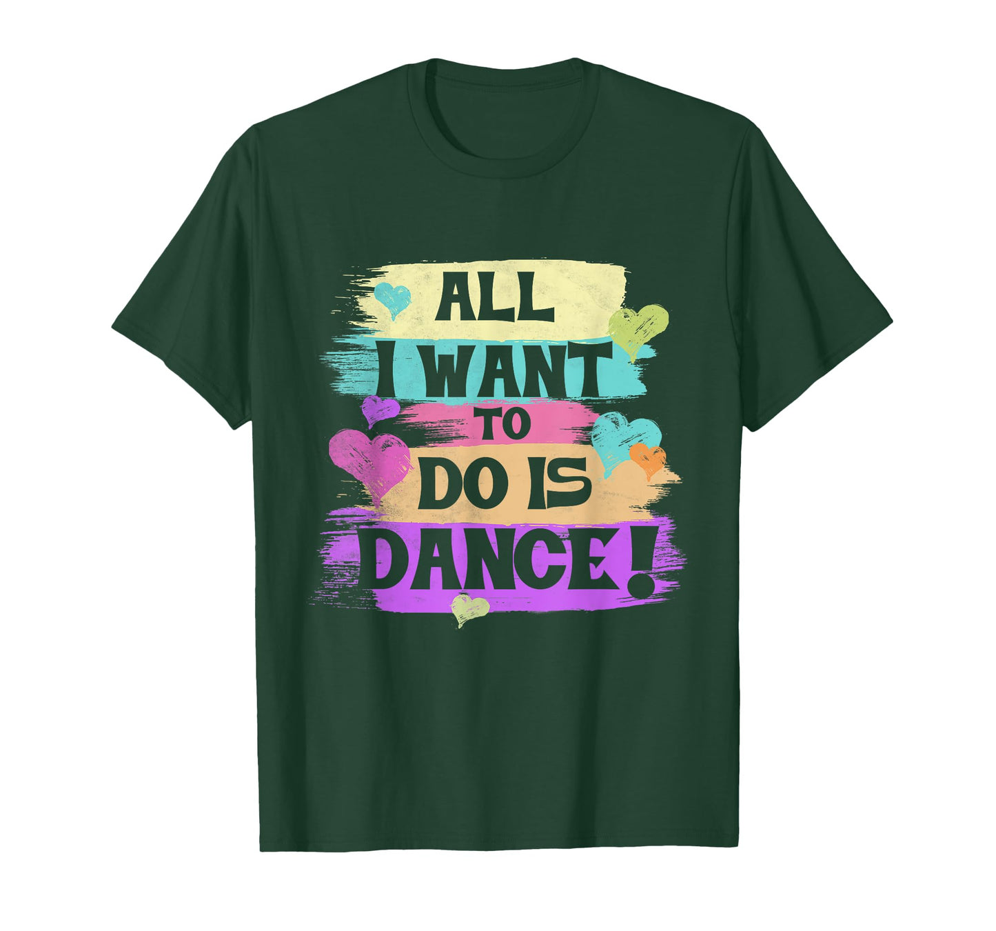 All I Want To Do Is Dance Hip Hop HipHop Dancer Breakdancing T-Shirt