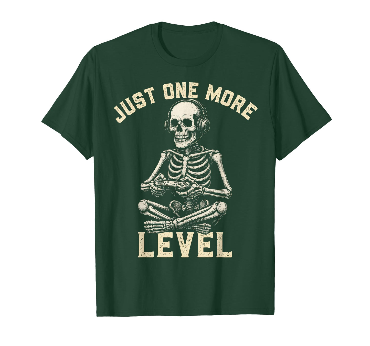 Funny Video Game Halloween Skeleton Gamer Tees Funny T-Shirt
