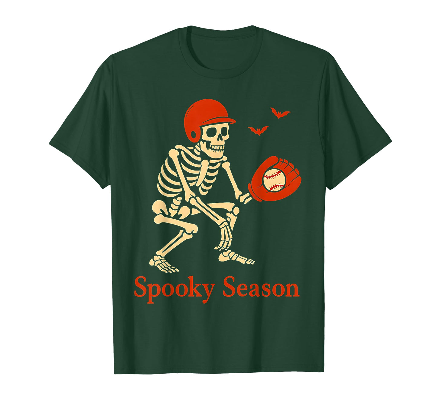 Skeleton Batter with Witch Broom Costume Vibes Basebal T-Shirt