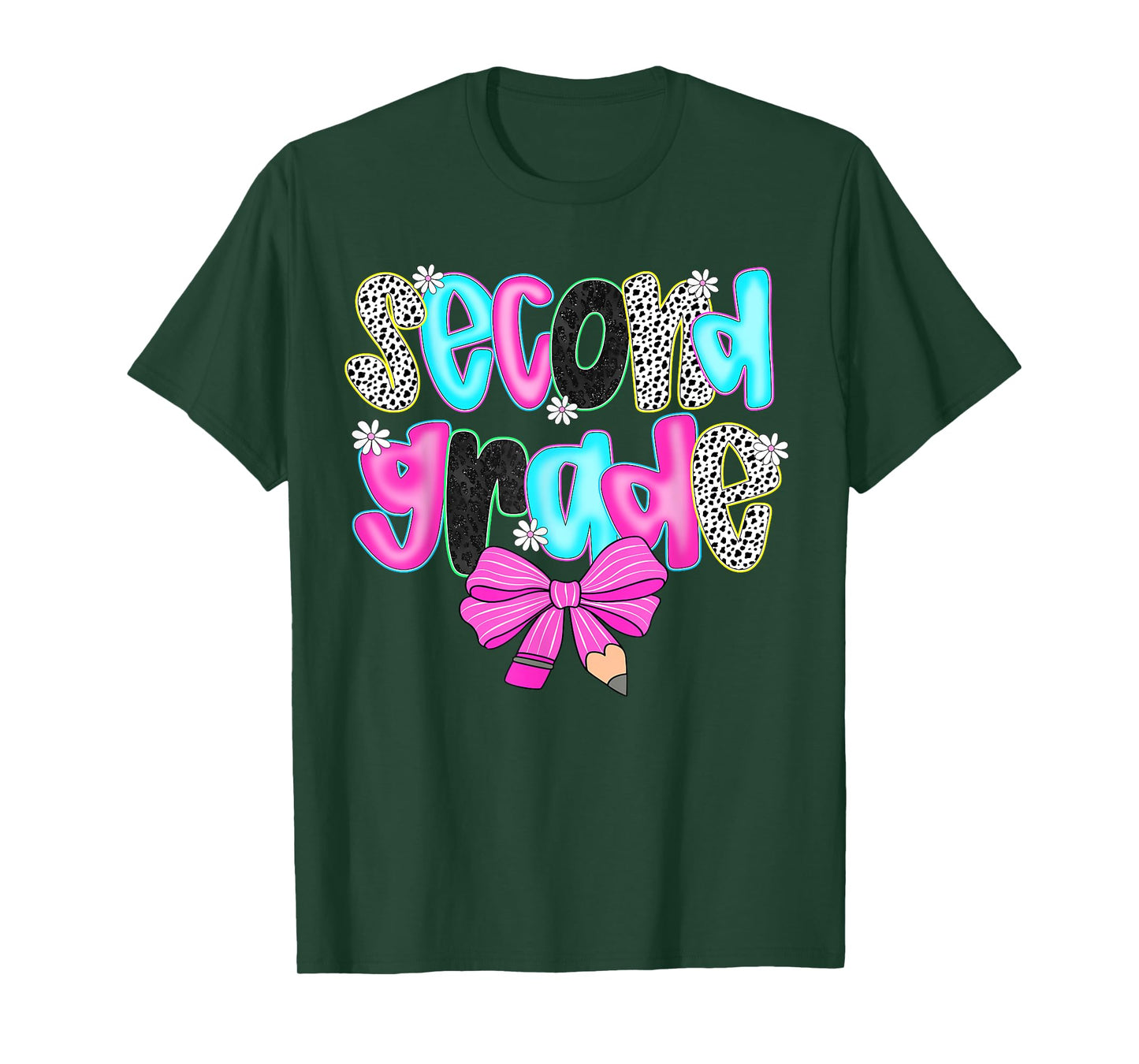 Second Grade Coquette Bow First Day Of School Back To School T-Shirt