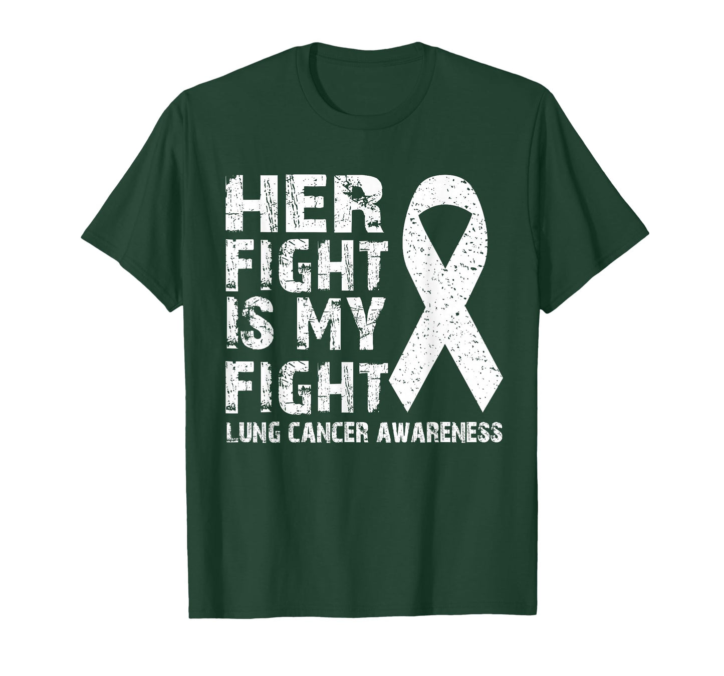 Her fight is my fight Lung cancer awareness Tees T-Shirt