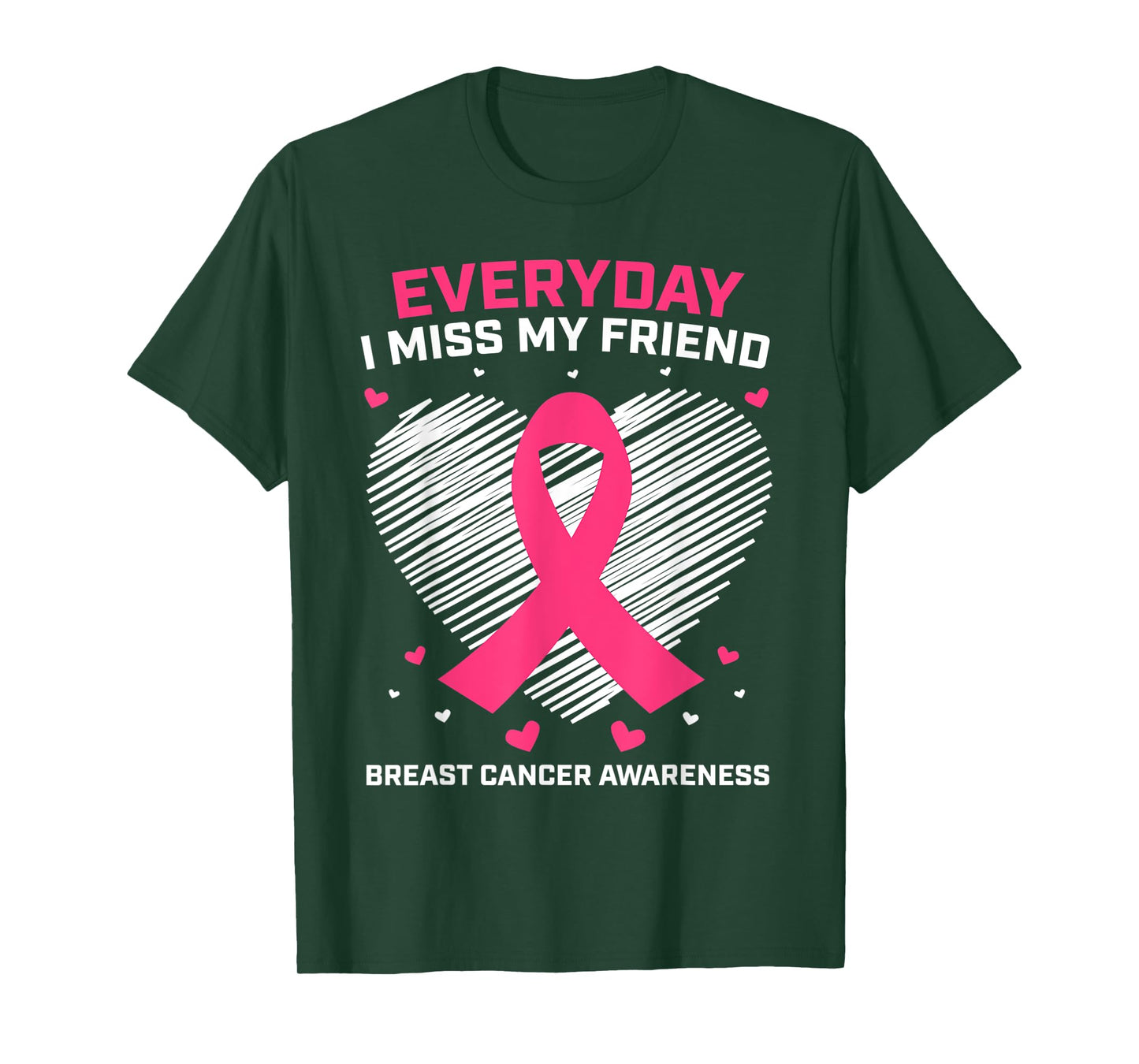 Gifts Pink Loving Memory Of Friend Breast Cancer Awareness T-Shirt