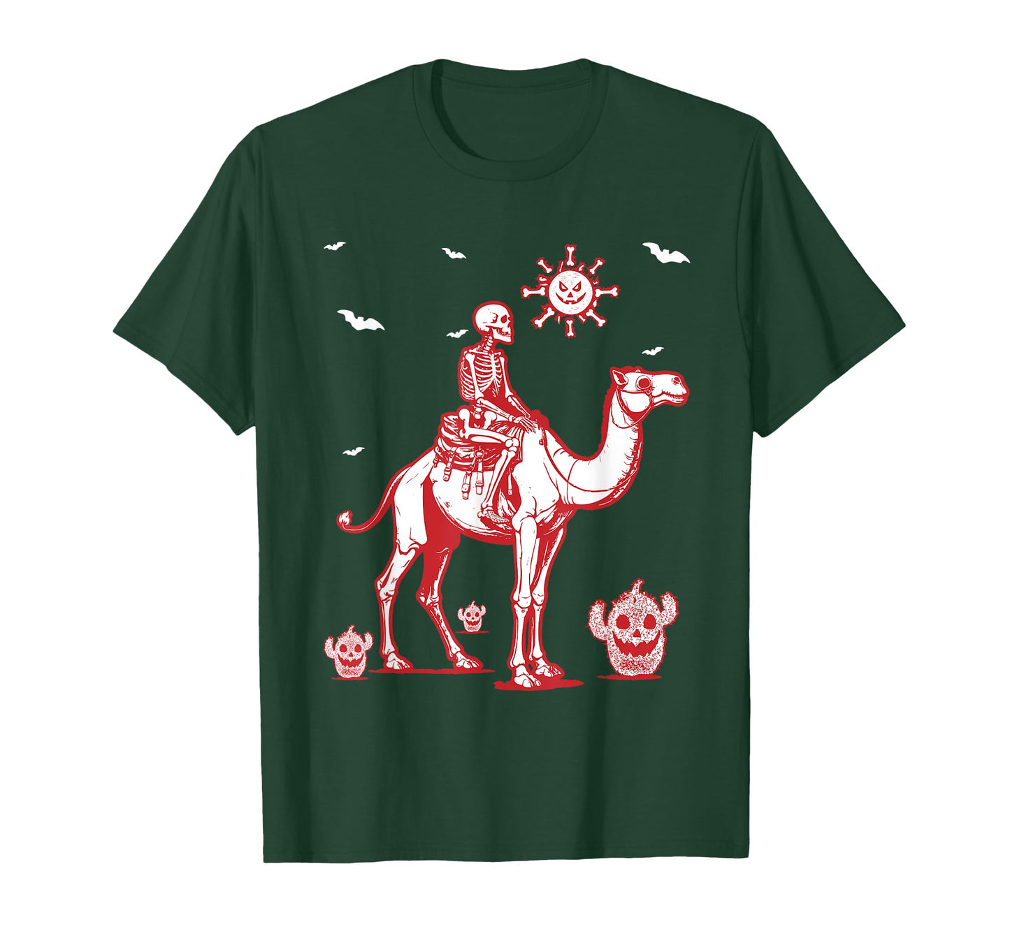 Skeleton Camel Halloween Happiness Have Fun T-Shirt