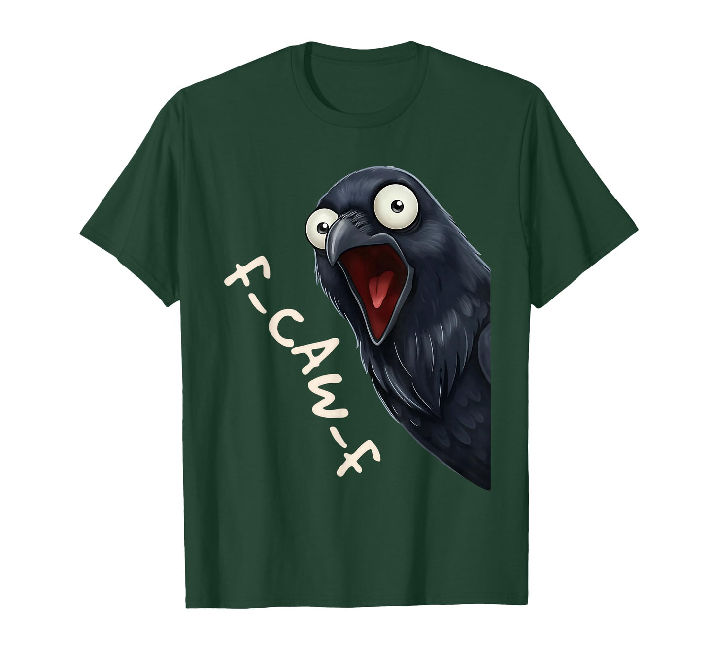 Funny F-Caw-F Chicken FCAWF Rooster Halloween Bird Crow T-Shirt