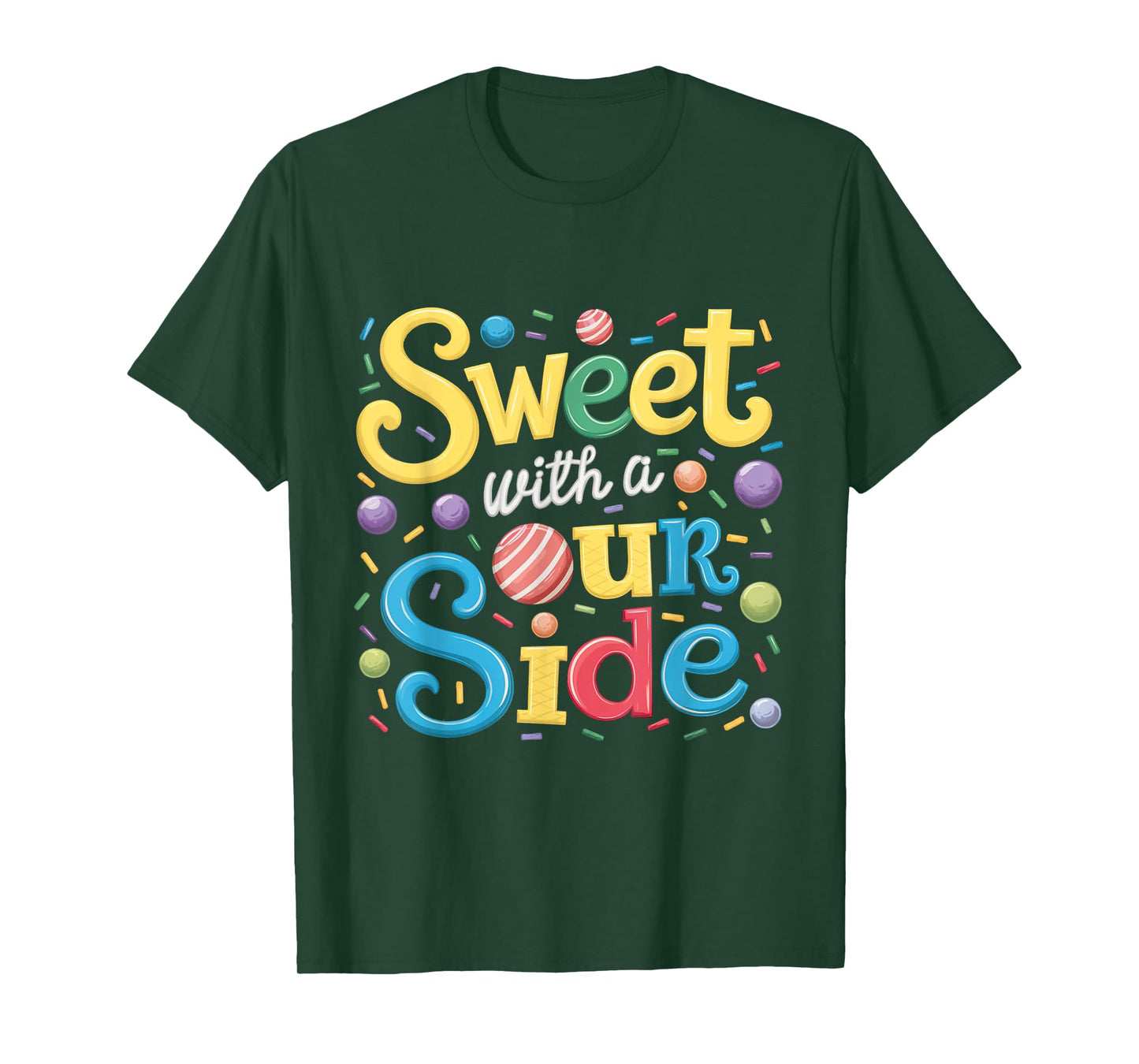 Sweet With a Sour Side Funny Sweets Candy Patch Kids T-Shirt