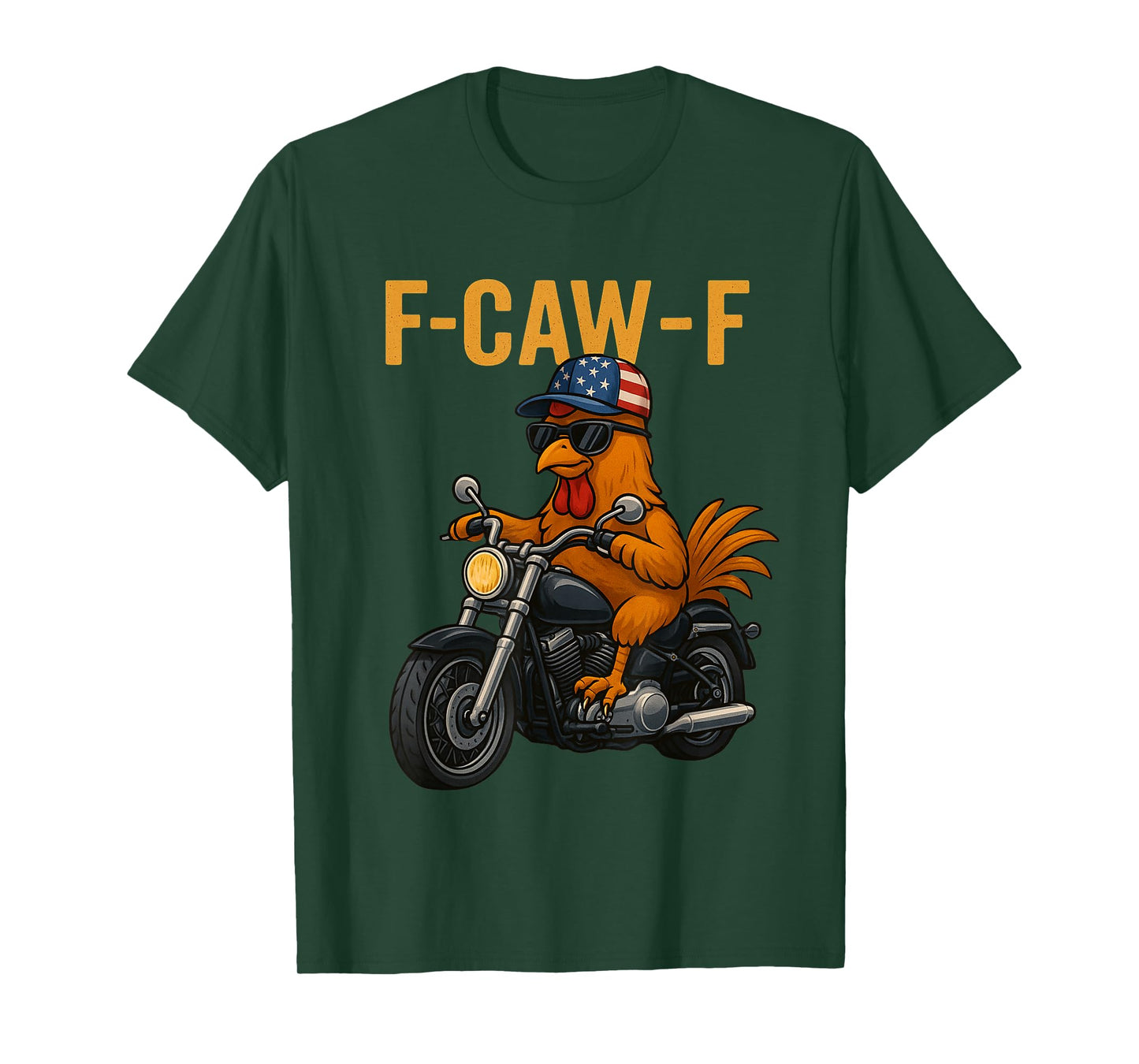 F-Caw-F Funny Chicken Humor Quote Rooster Meme Novelty T-Shirt