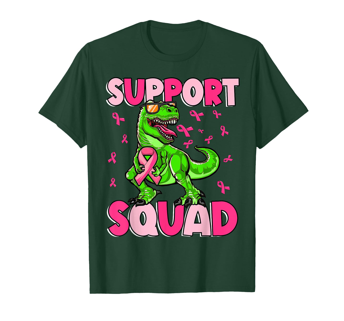 Breast Cancer Youths Toddlers, T-Rex Breast Cancer Boys Kids T-Shirt