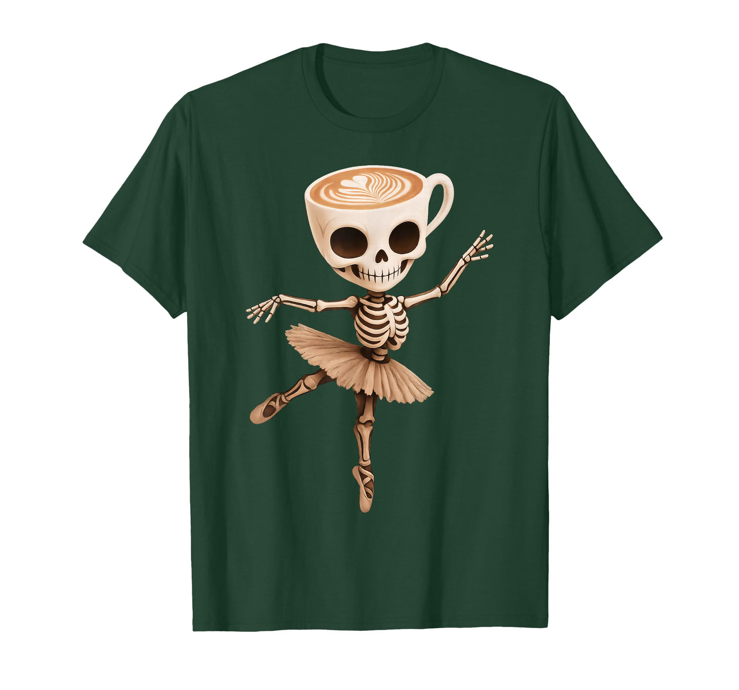 Ballerina Muertina Cappuccina Italian Brainrot Halloween T-Shirt
