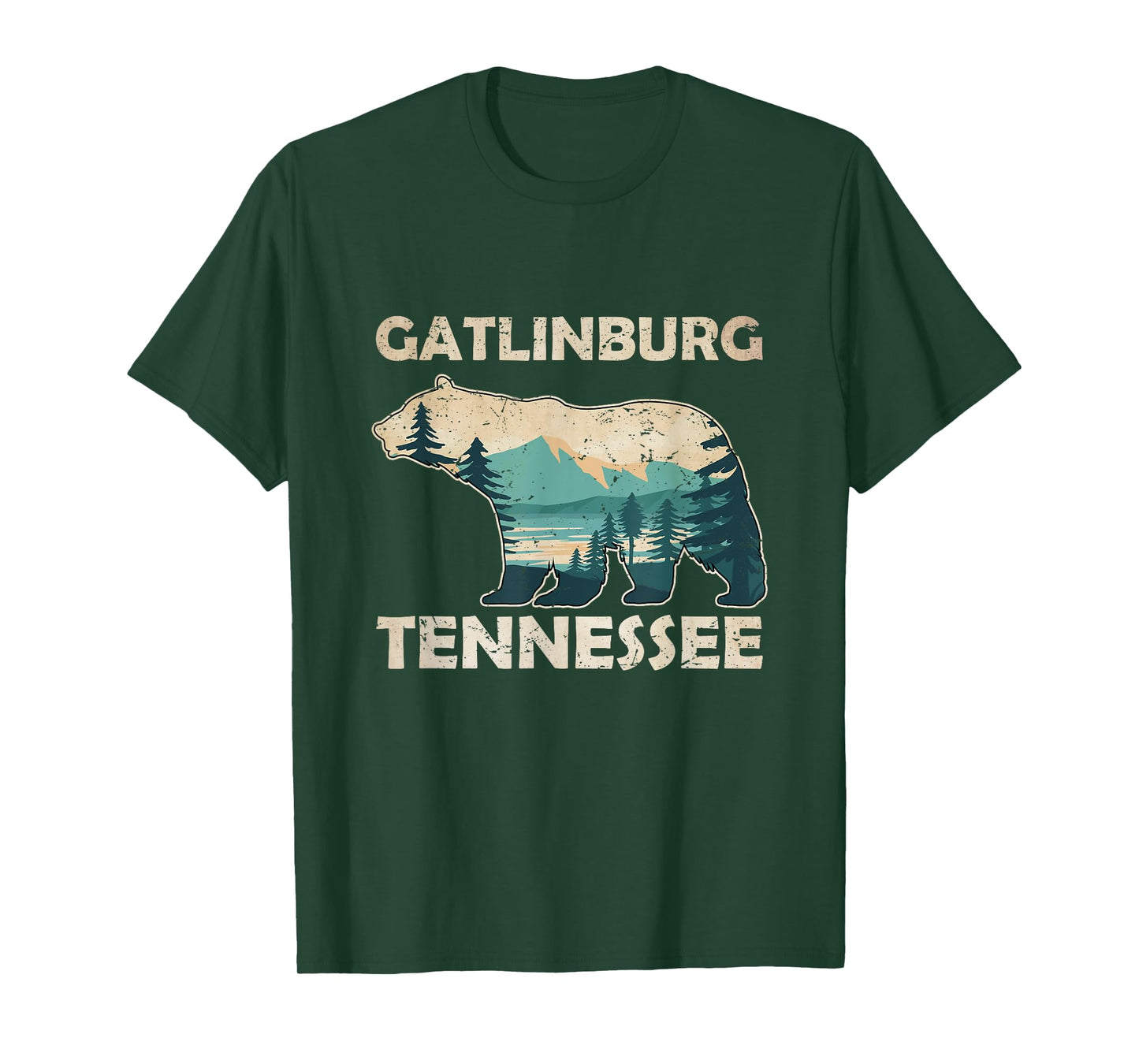 Gatlinburg Tennessee Great Smoky Mountains Bear Souvenir T-Shirt